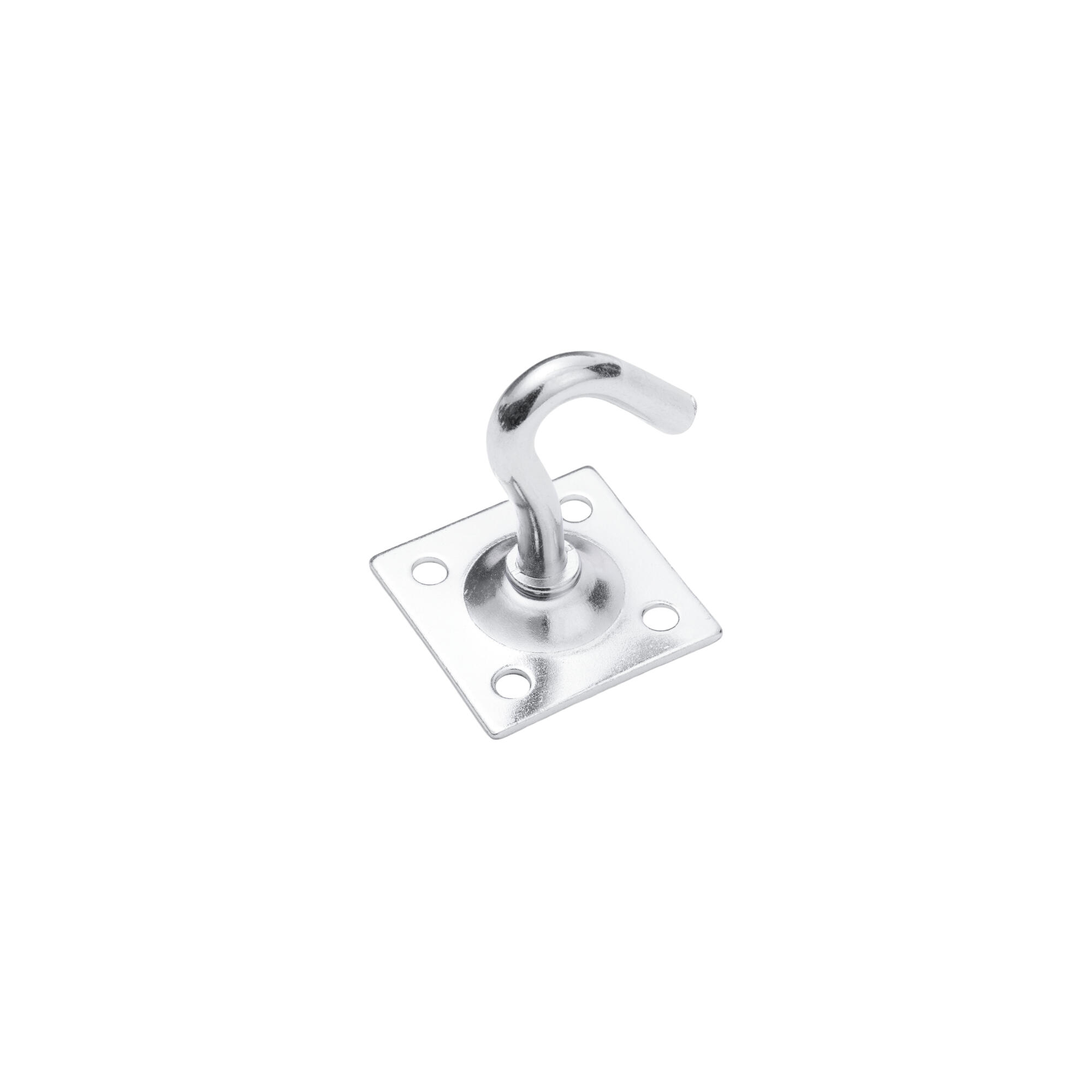 Carlig fix Standers, Ø 8 mm, pe placuta otel zincat, 45 x 45 mm
