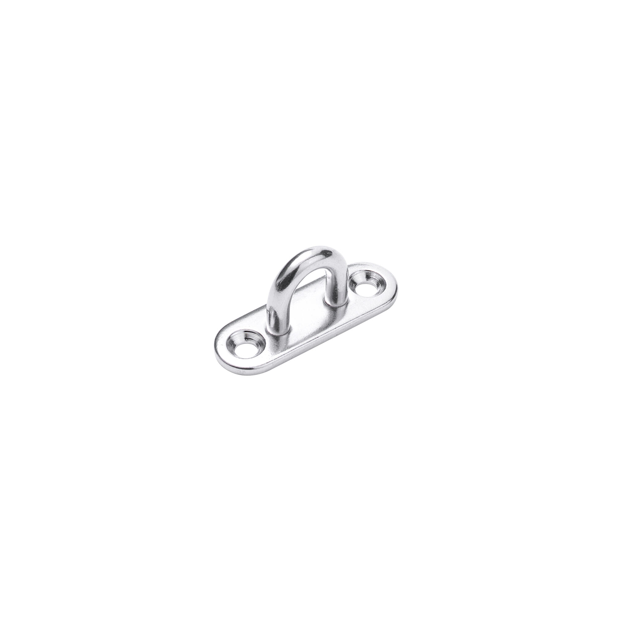 Carlig fix Standers, Ø 5 mm, pe placuta inox A2, 45 x 15 mm