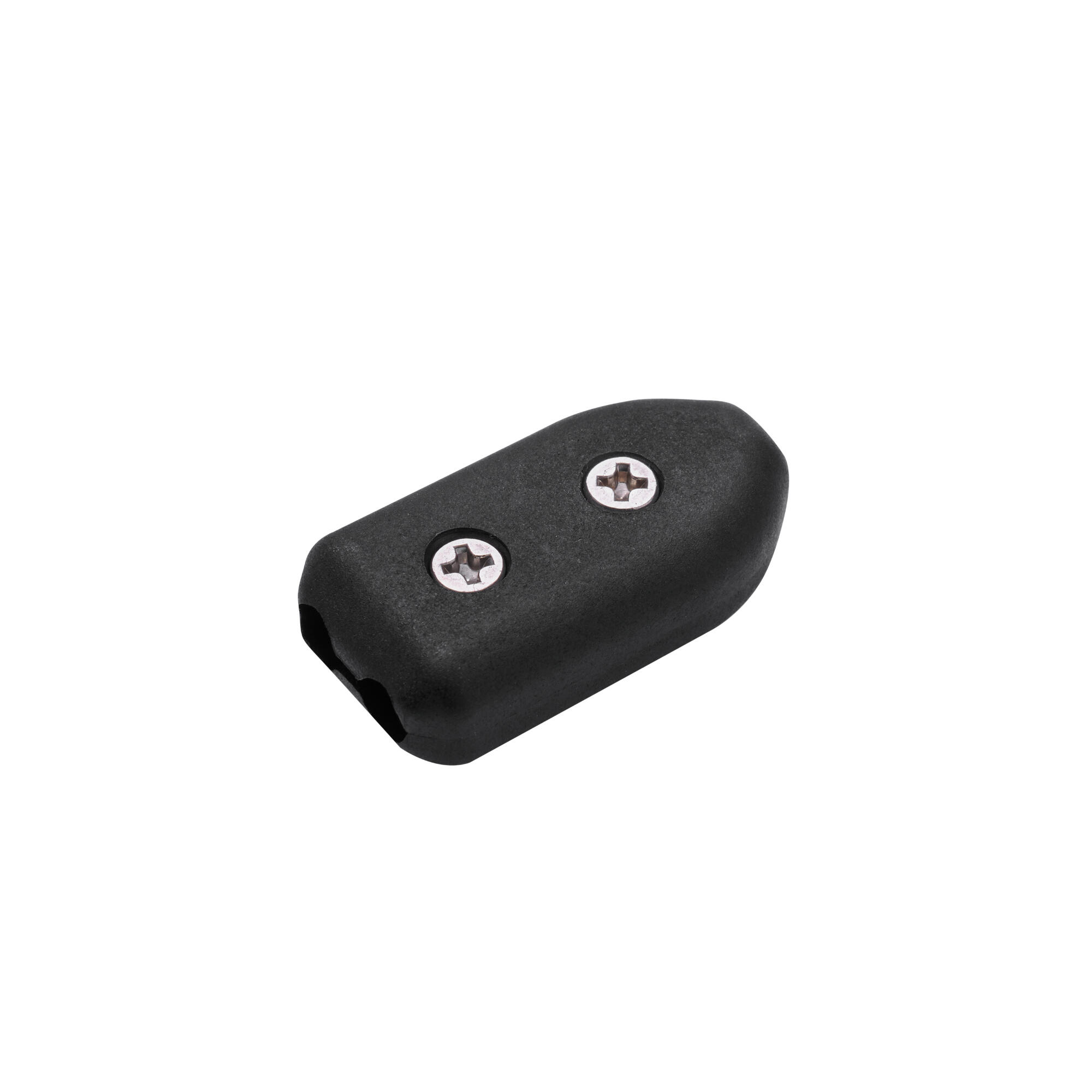 Clema simpla Standers, pentru cablu Ø 4 mm, plastic, negru (set 2 buc)