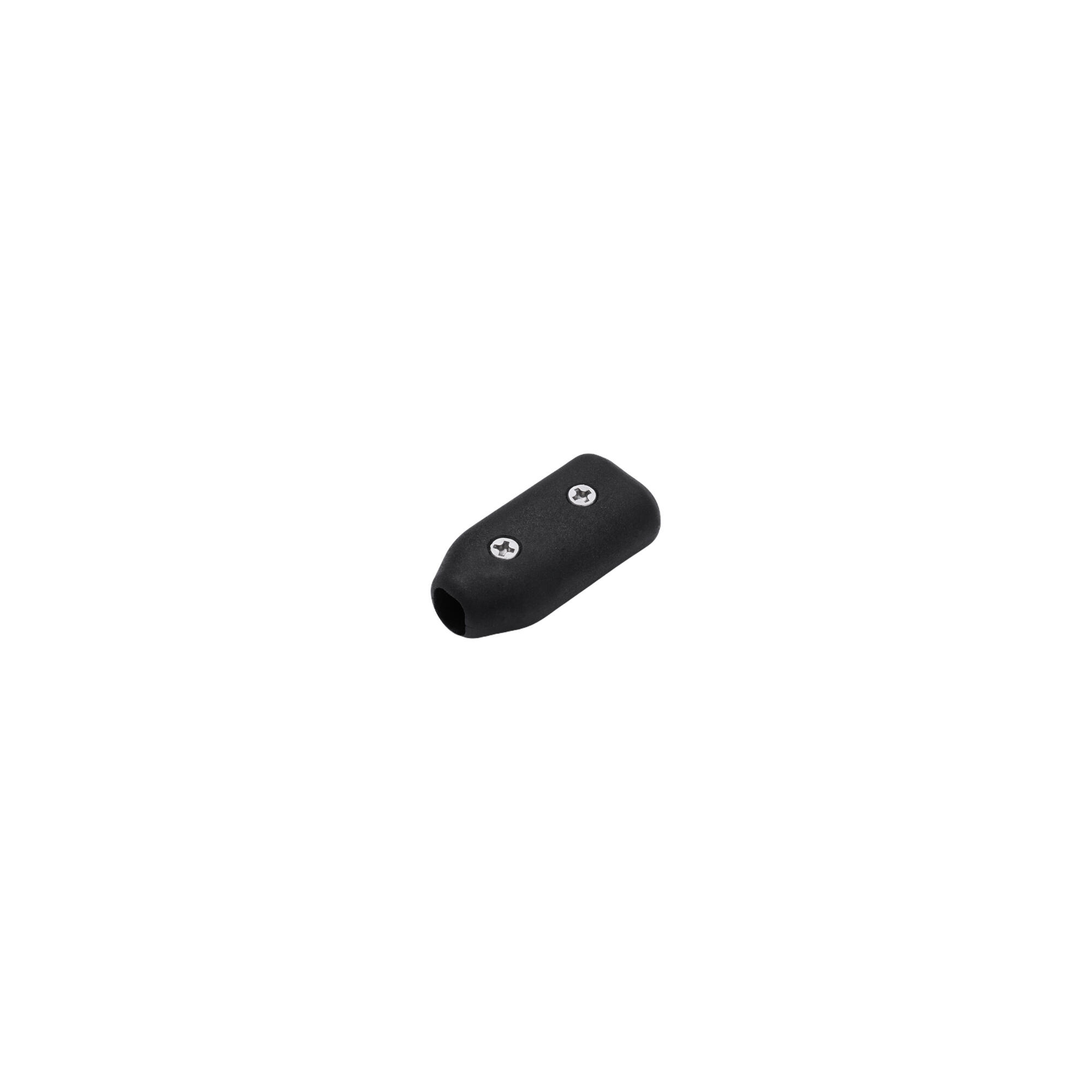 Clema simpla Standers, pentru cablu Ø 6 mm, plastic, negru (set 2 buc)