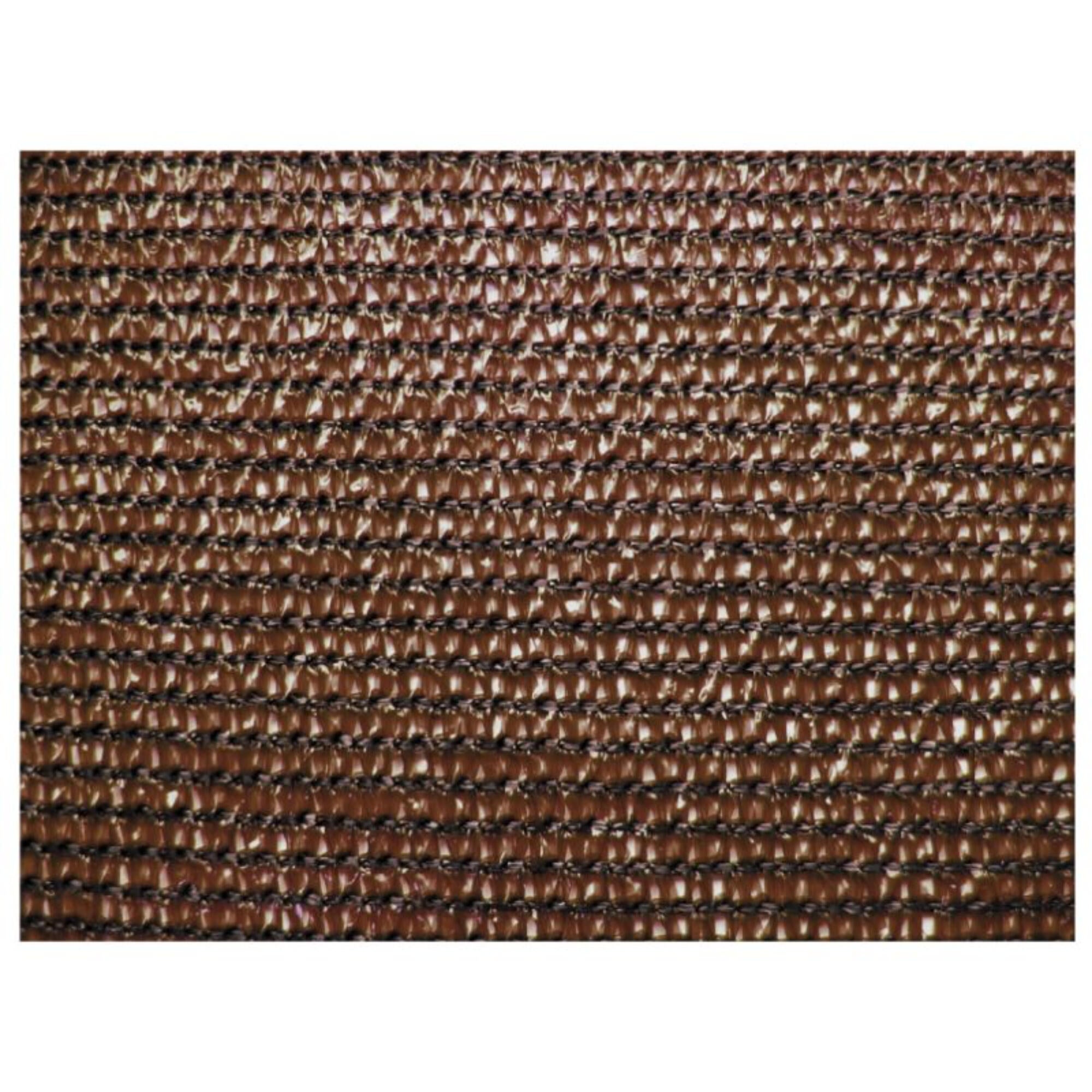 Plasa umbrire Recynet, HDPE, inaltime 200 cm, lungime 1 m, grad de umbrire 80%, maro