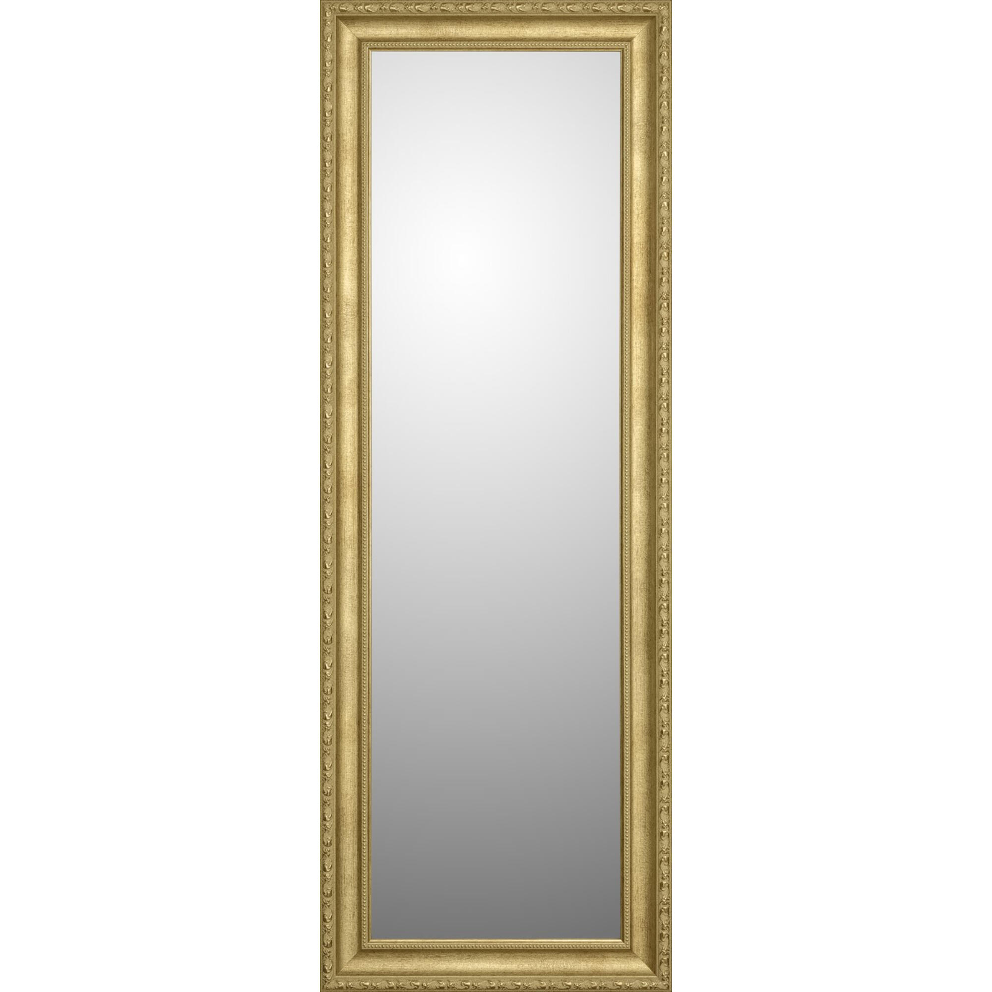 Oglinda decorativa Diva, 35 x 135 cm, rama plastic, auriu