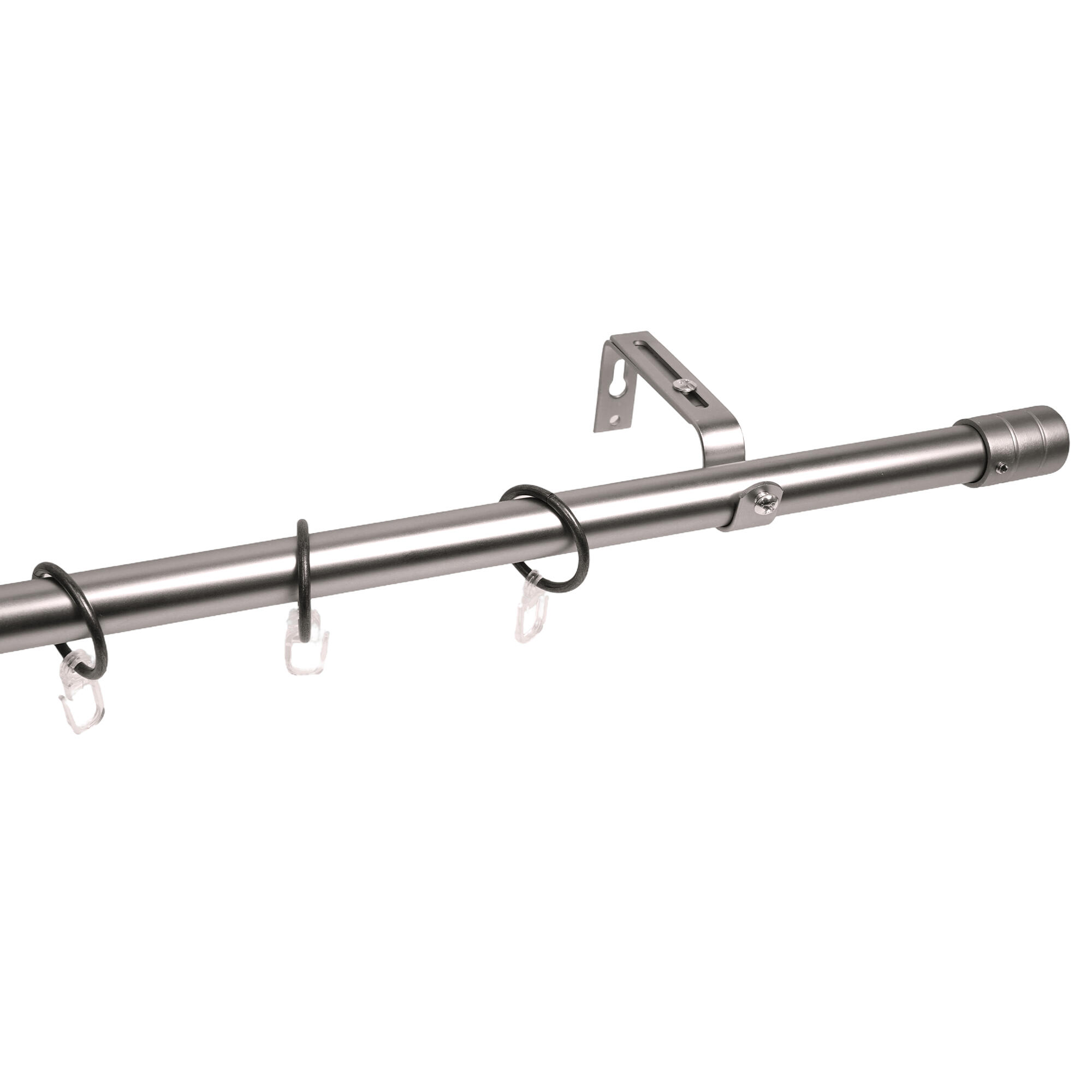 Galerie simpla metal Carla, diametru 19 mm, 300 cm, nichel
