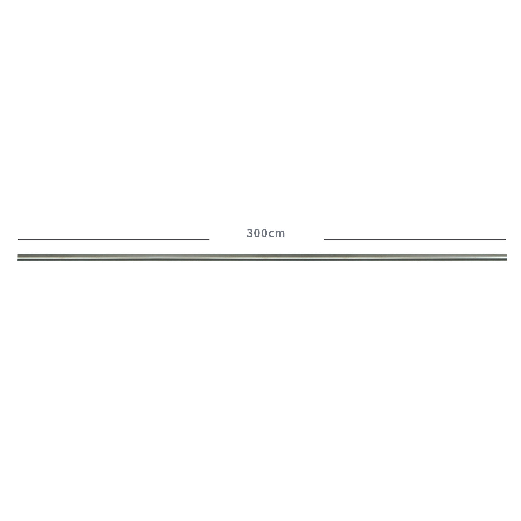 Bara fixa pentru perdea/draperie, 300 cm, diametru 19 mm