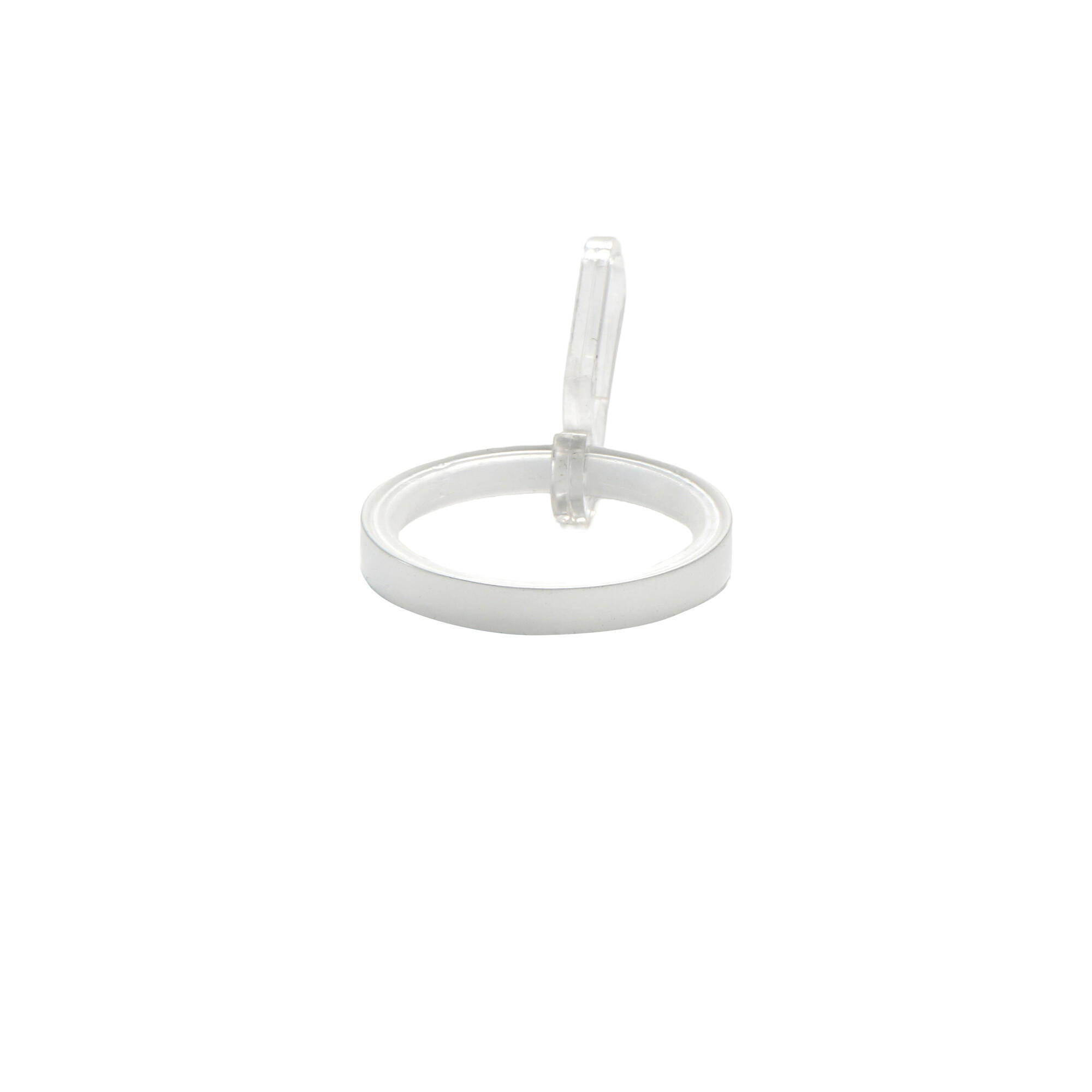 Set 10 inele cu garnitura, diametru 19 mm, alb 10buc