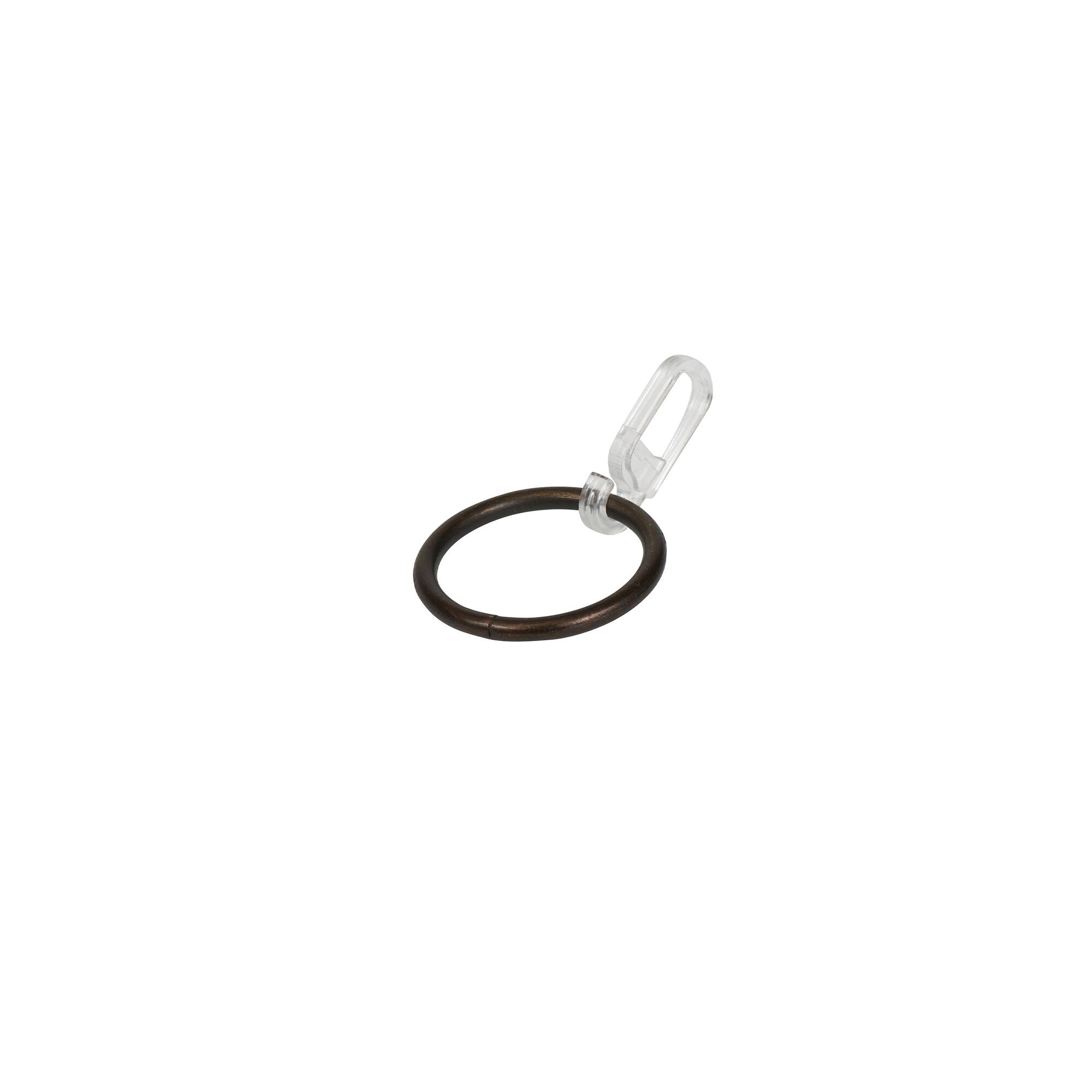 Set 10 inele cu carlig, diametru 19 mm, bronz 10buc