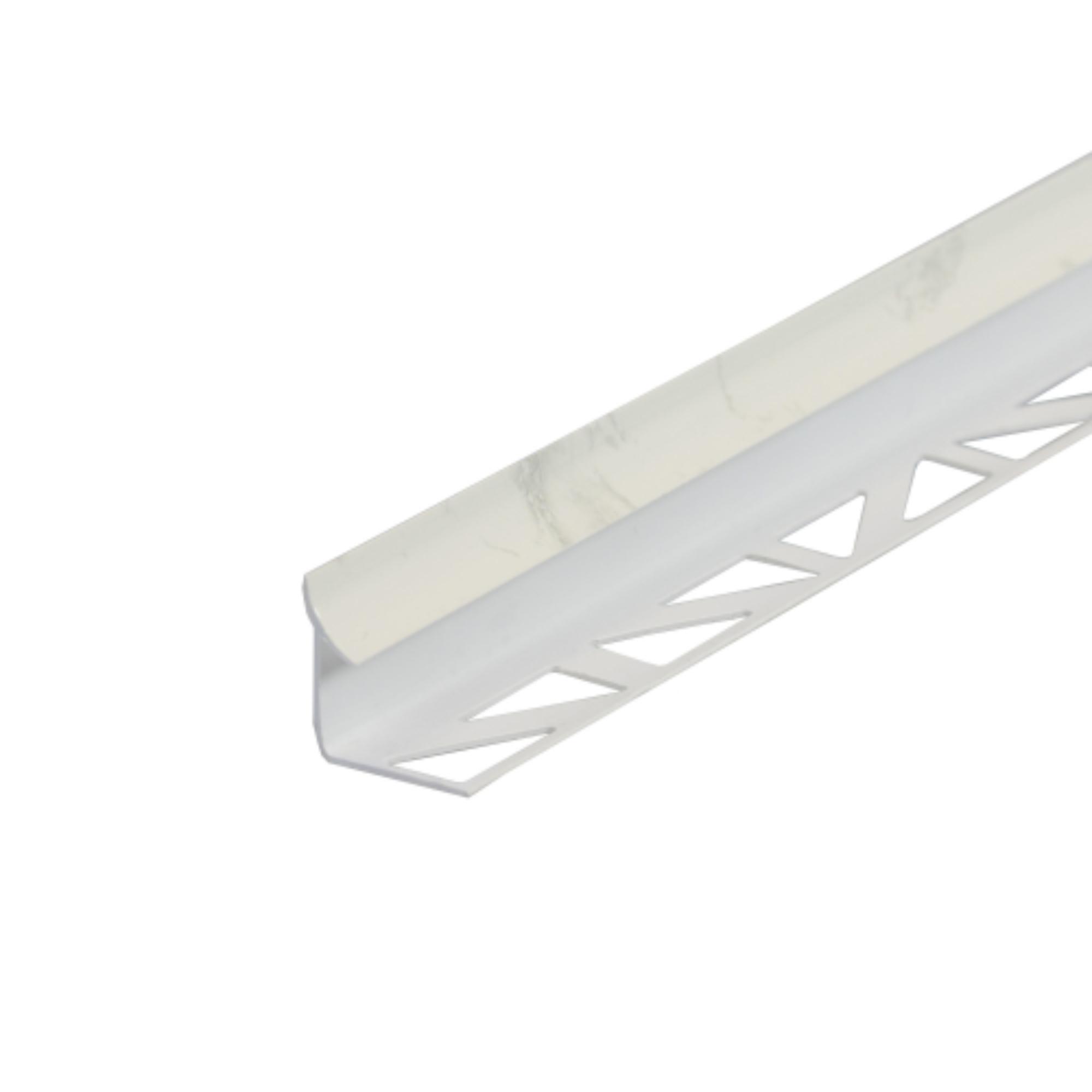 Profil PVC pentru colt interior, 12 mm, L 2.5 m