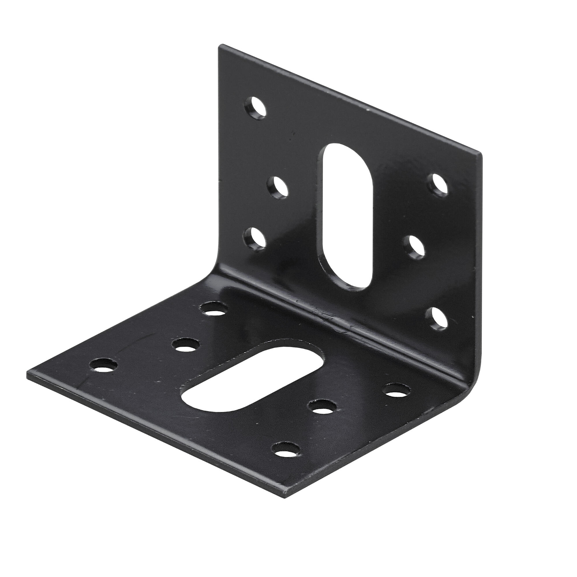Coltar metalic ajustabil, otel, 50 x 50 x 57 mm, negru