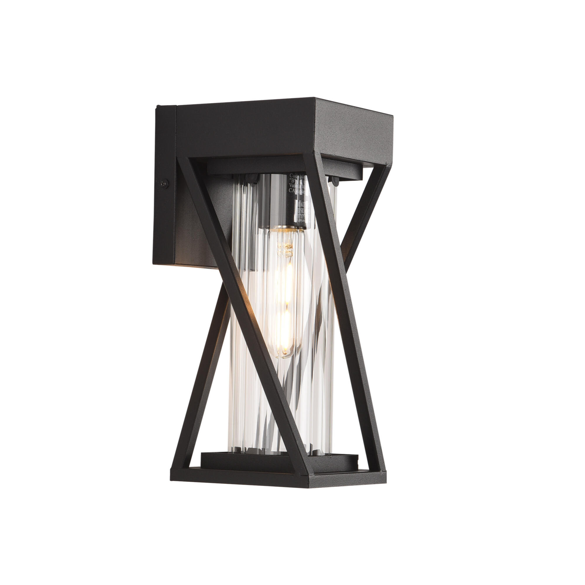 Aplica exterior Helena, 1 x E27, 15 W, negru | Leroy Merlin