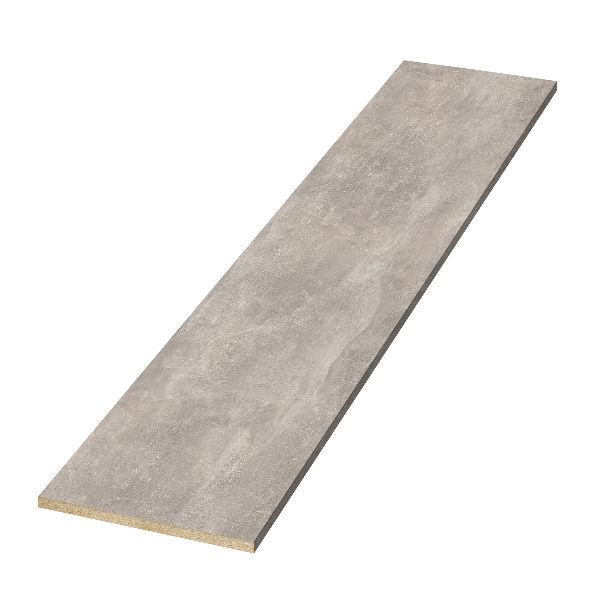 Blat bucatarie, 302 x 62 x 2.8 cm, decor beton gri deschis, mat