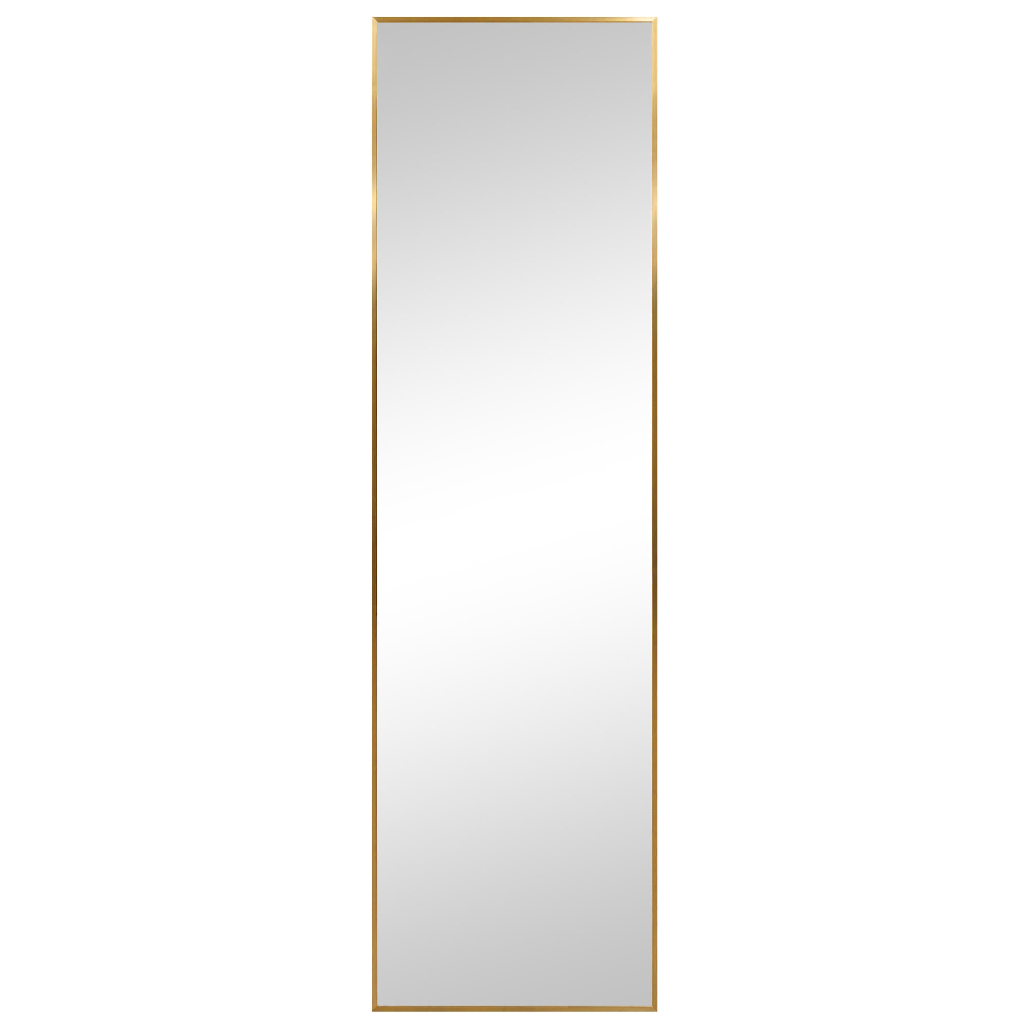Oglinda decorativa Inspire Bria, 40 x 140 cm, auriu