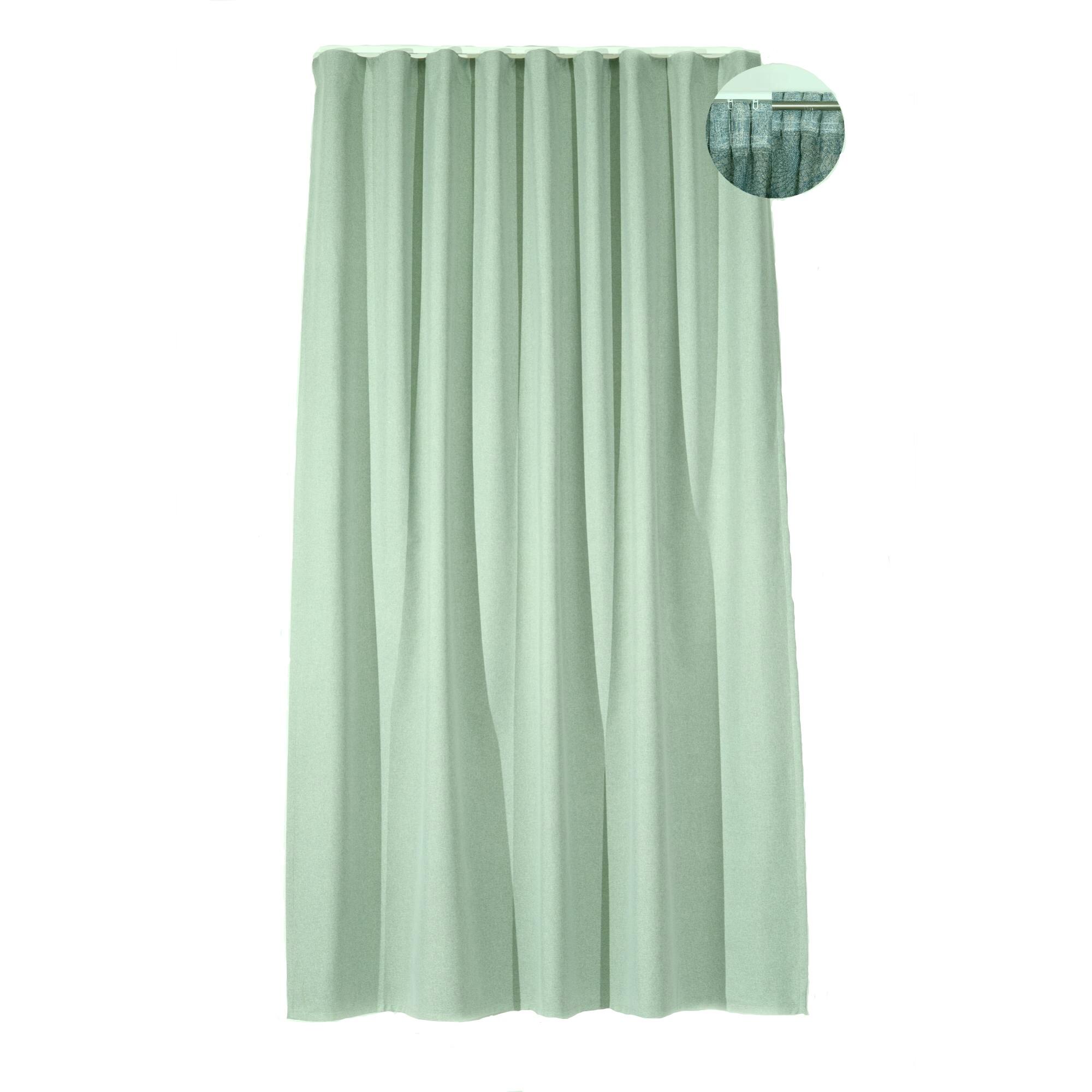 Draperie 140 x 260 cm, Pollux, cu rejansa multifunctionala, menta