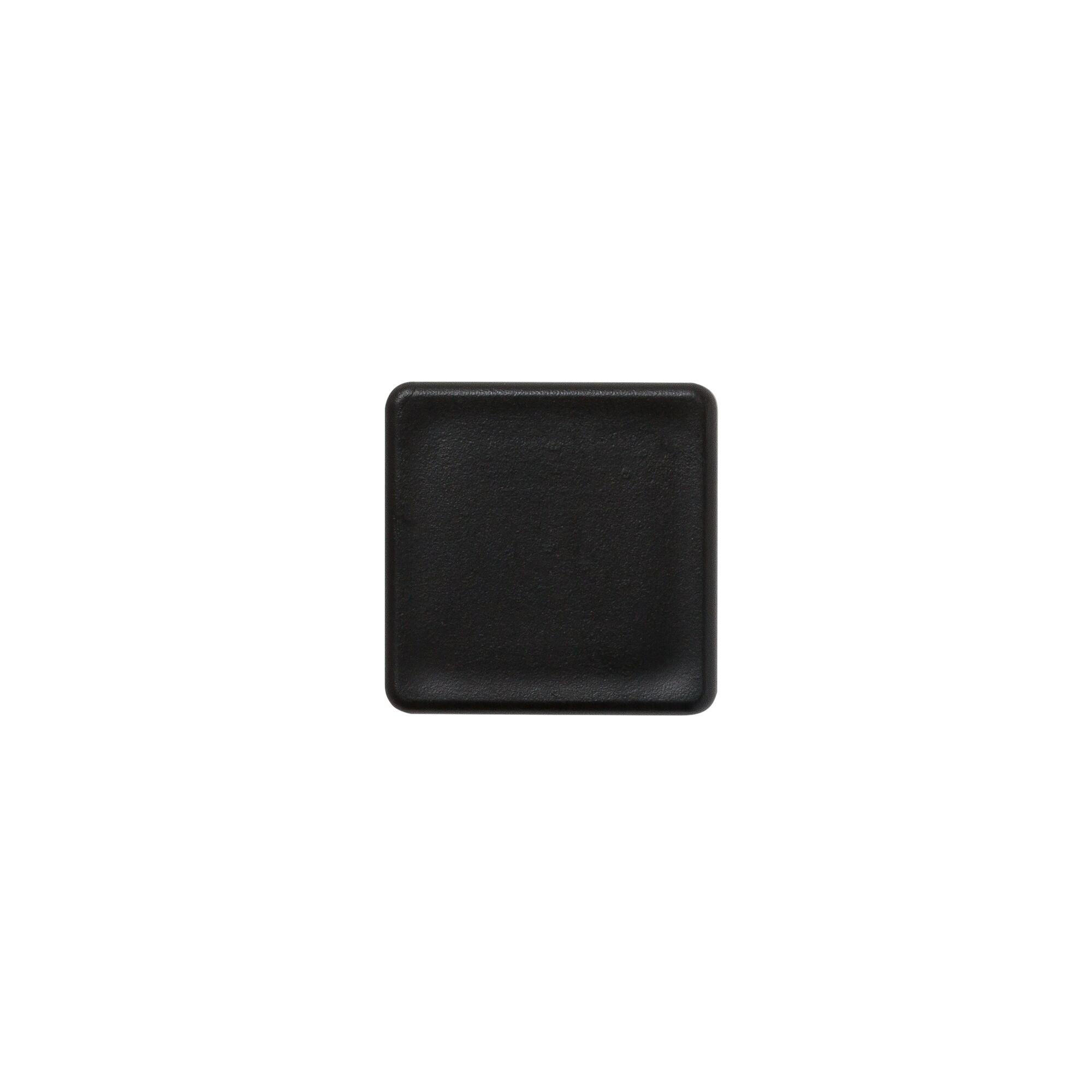 Protectie picioare scaune, Standers, PVC, tip capac, 29 x 29 mm, negre (set 4 buc)