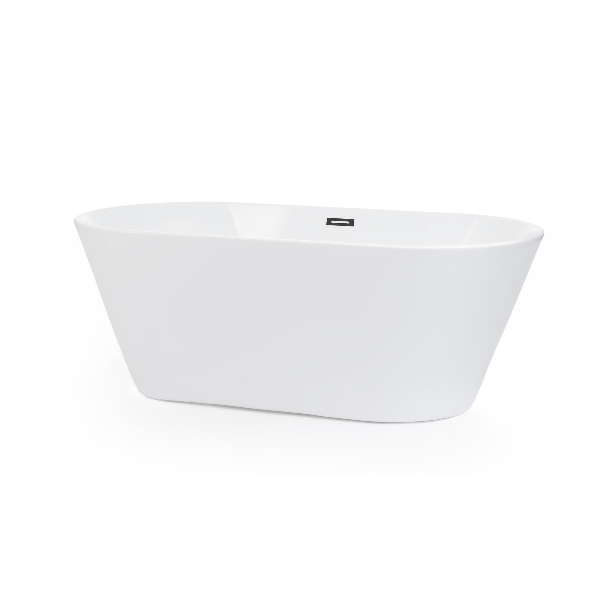 Cada freestanding Malmo, acril, 150 x 70 cm, alba