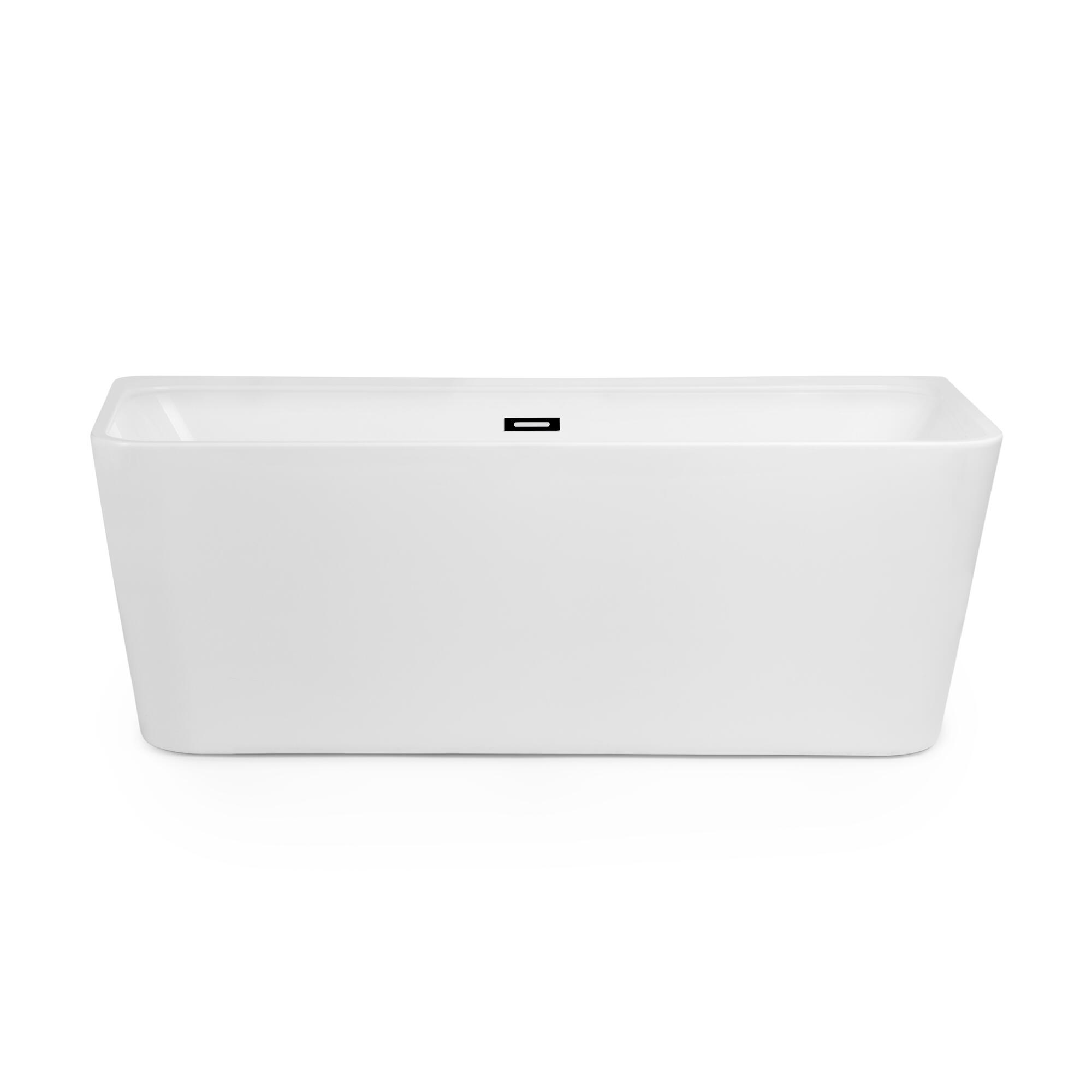 Cada freestanding Nuova, acril, 170 x75 cm, alba
