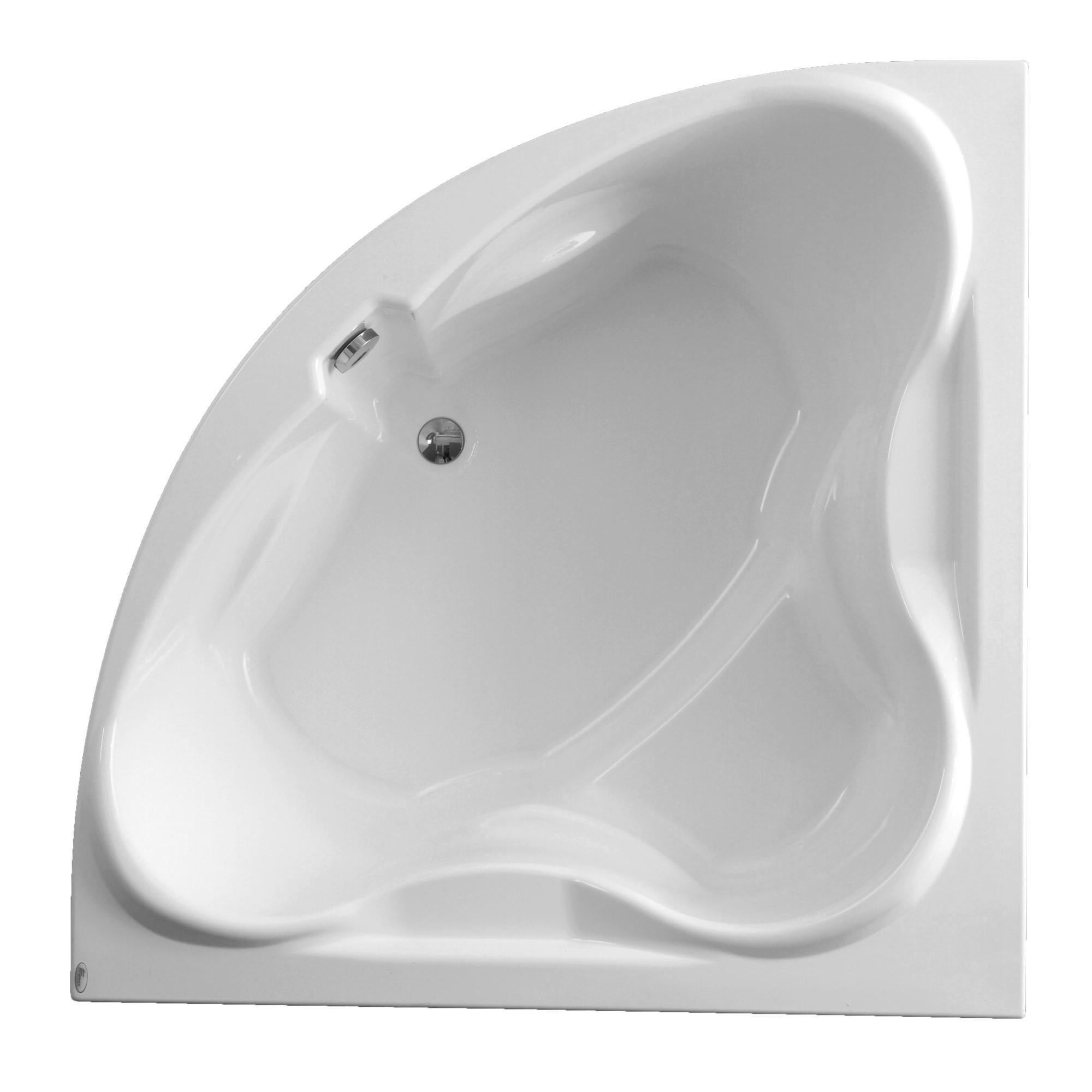 Cada pe colt Venus, acril, 140 x 140 cm, alb