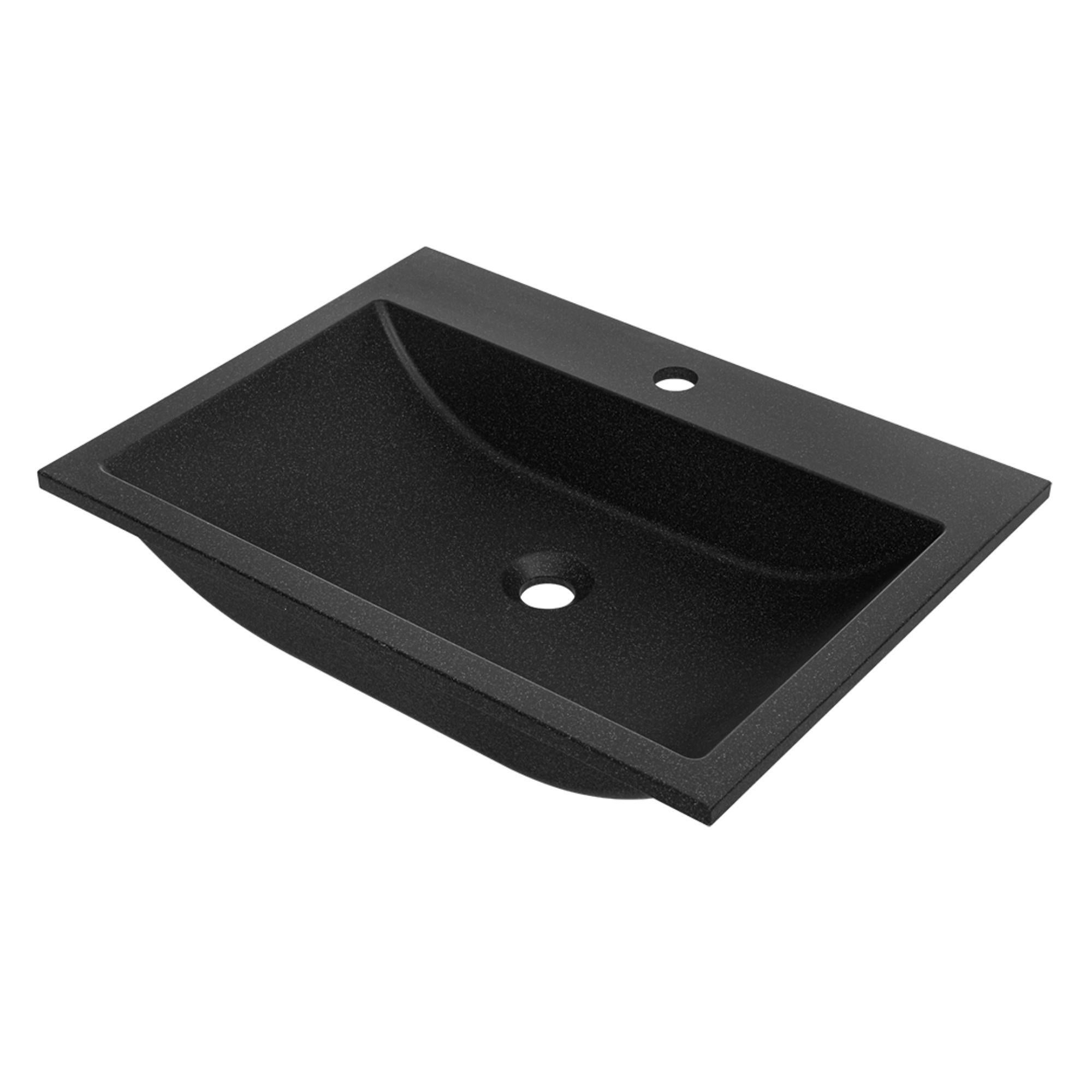 Lavoar incastrat Albano, latime 61 cm, alb