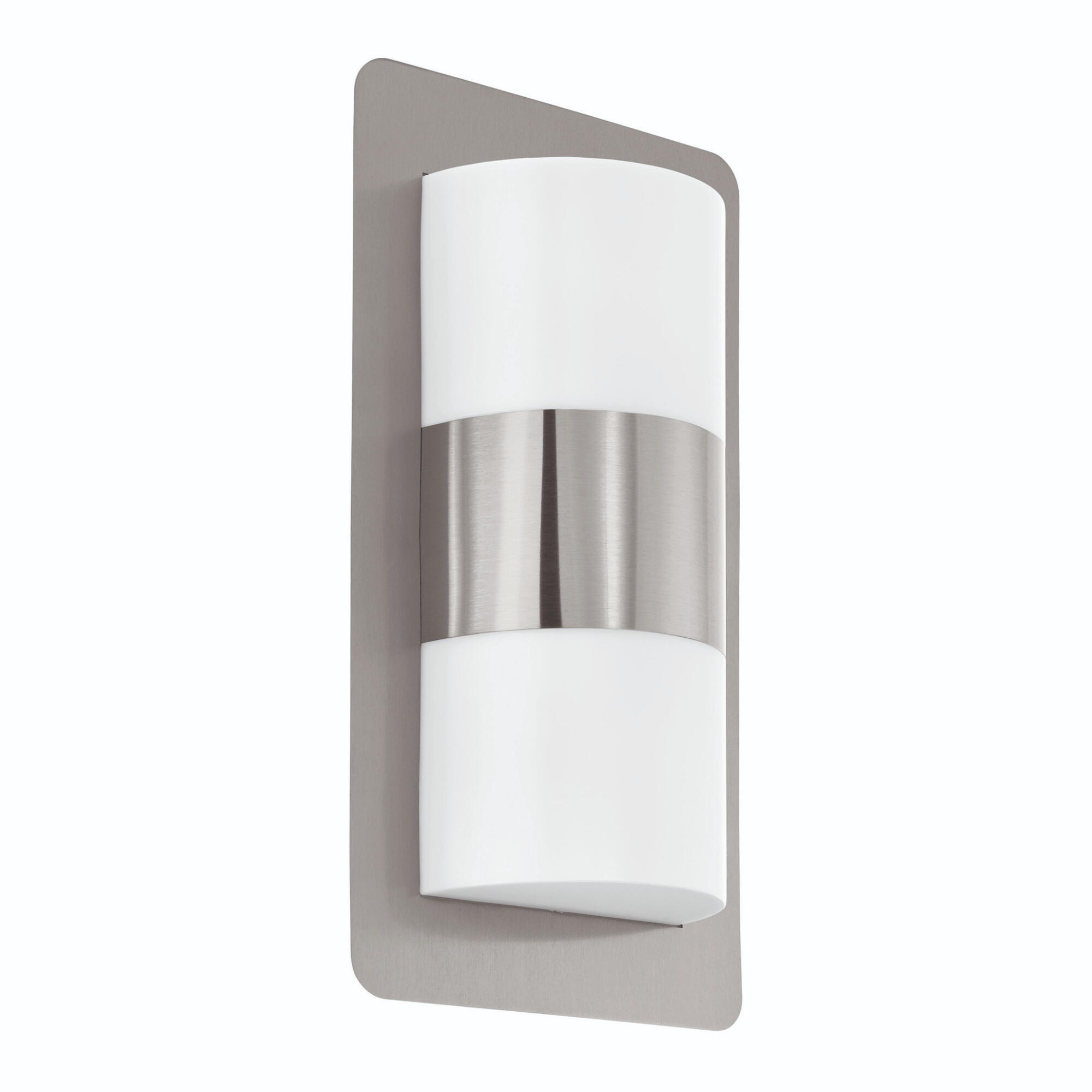 Aplica exterior Cistierna, 2 x E27, 10 W, IP44, argintiu