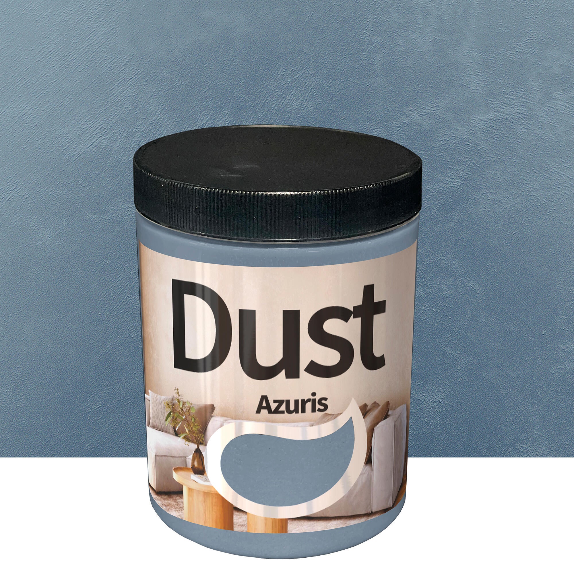 Vopsea decorativa Jeger, efect Dust Azuris, 1 L