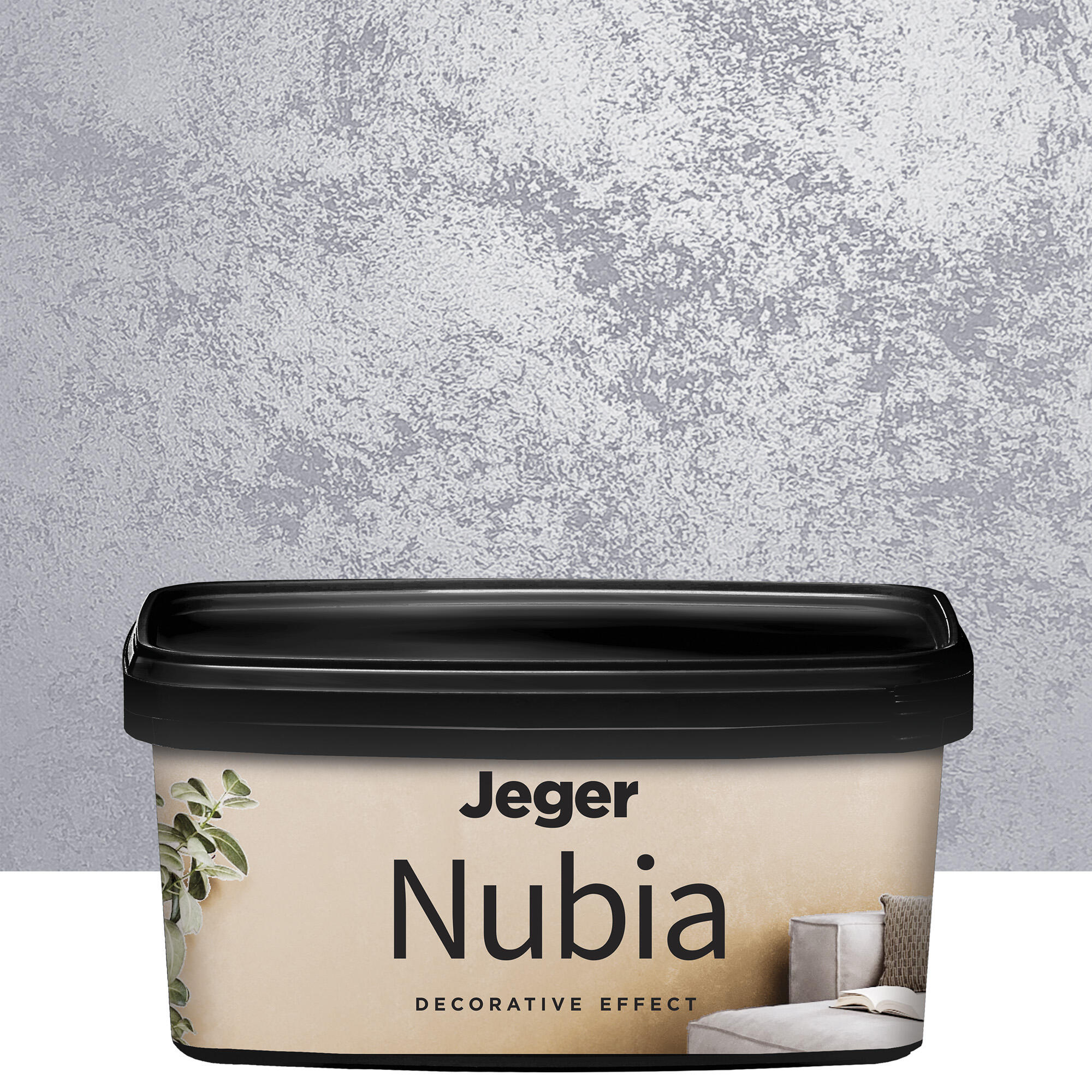 Vopsea decorativa Jeger, efect Nubia Aluminium, 1 L