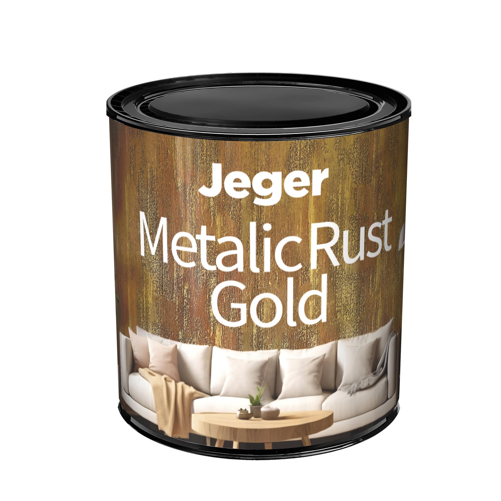 Patina nuantatoare Jeger pentru efect Rust, Gold, 0.5 L