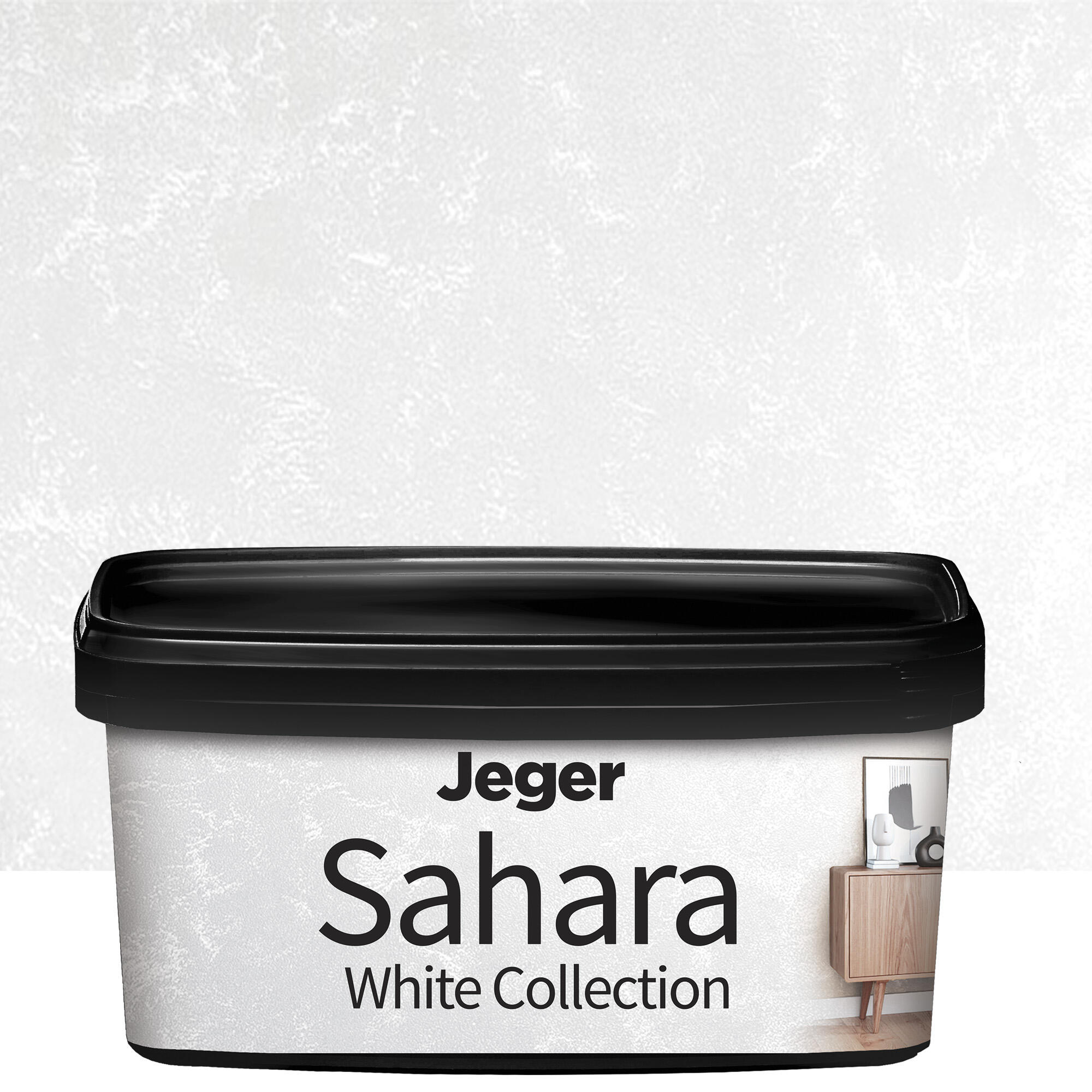 Vopsea decorativa Jeger, efect White Collection Sahara, 1 L