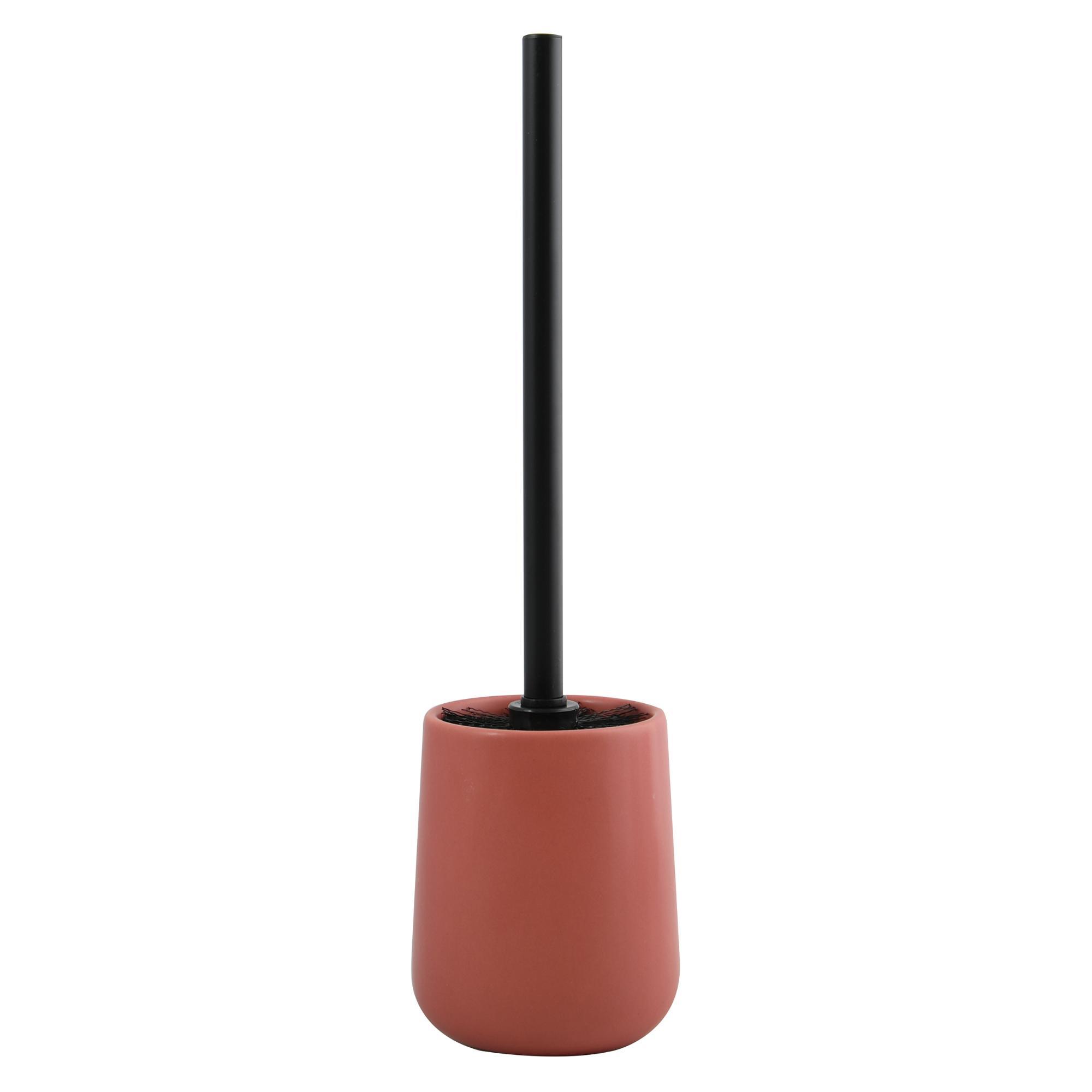 Perie WC Terracotta, din ceramica, caramiziu