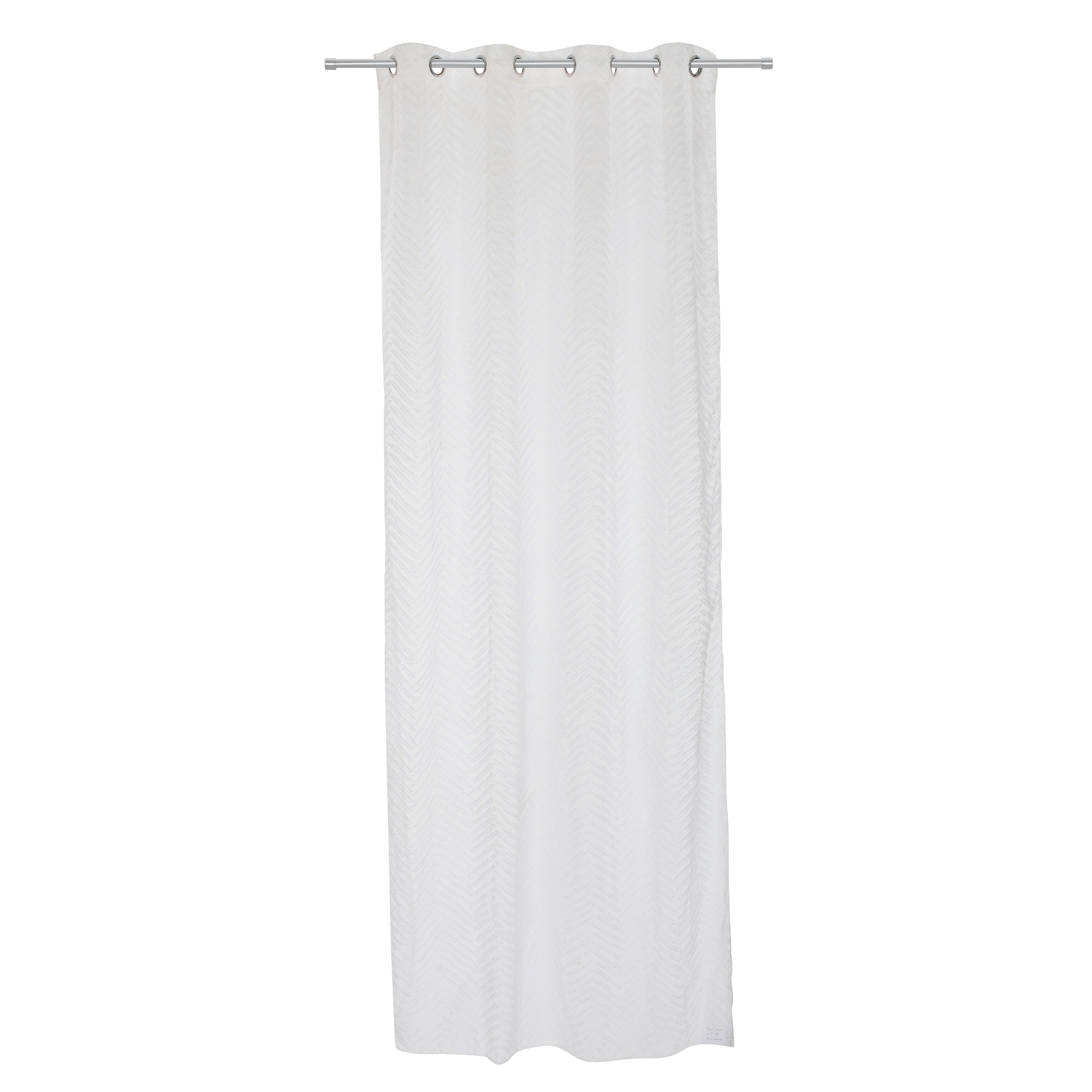 Tenda Fronda bianco, occhiello 140x290 cm - 5