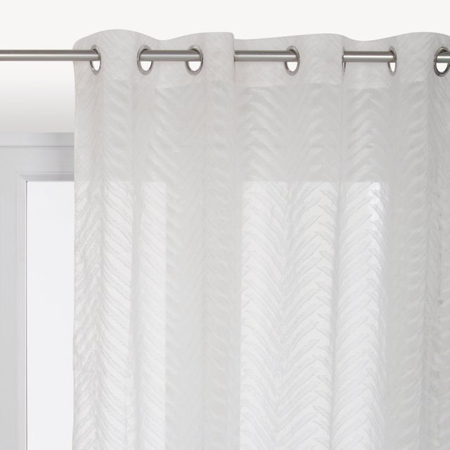 Tenda Fronda bianco, occhiello 140x290 cm