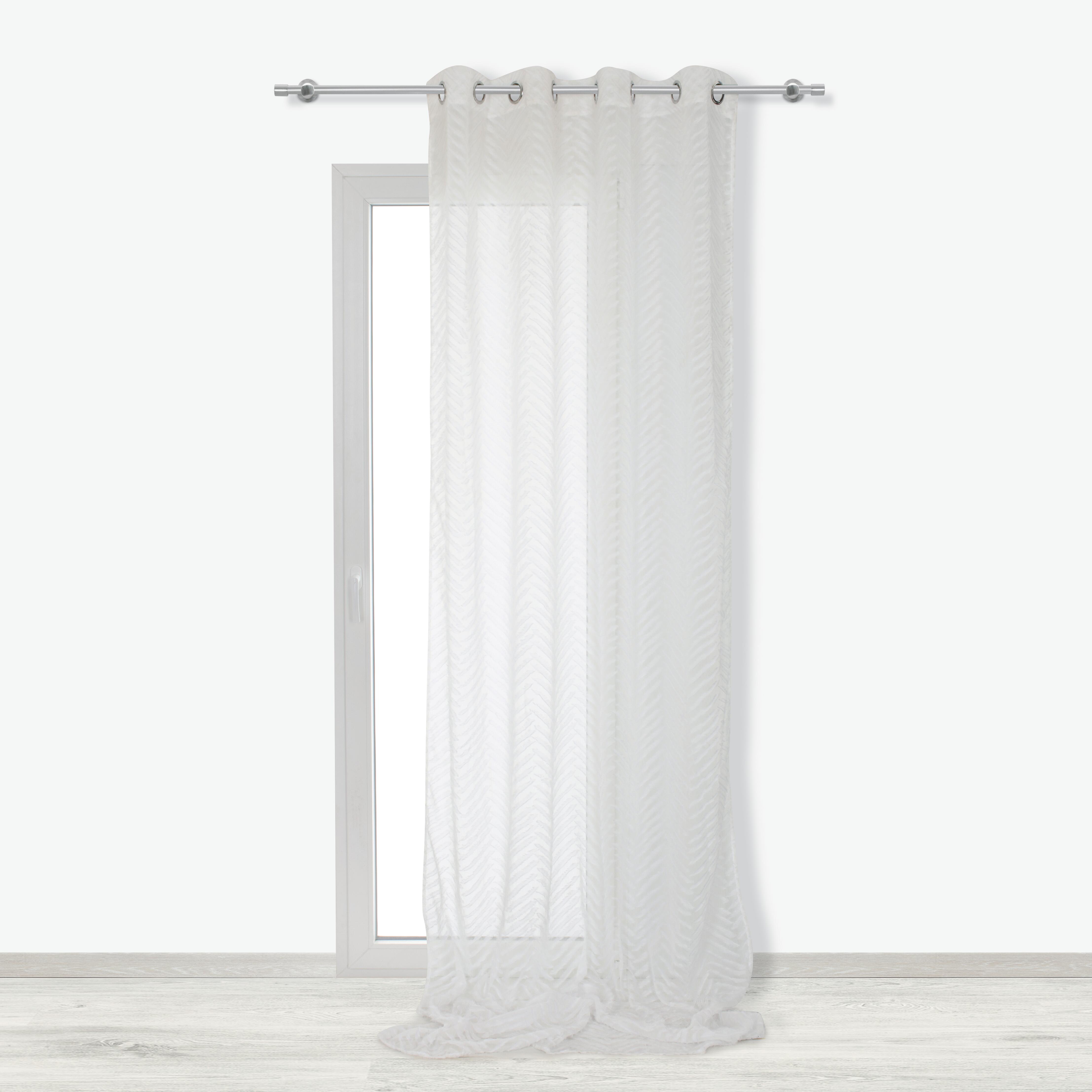 Tenda Fronda bianco, occhiello 140x290 cm - 4