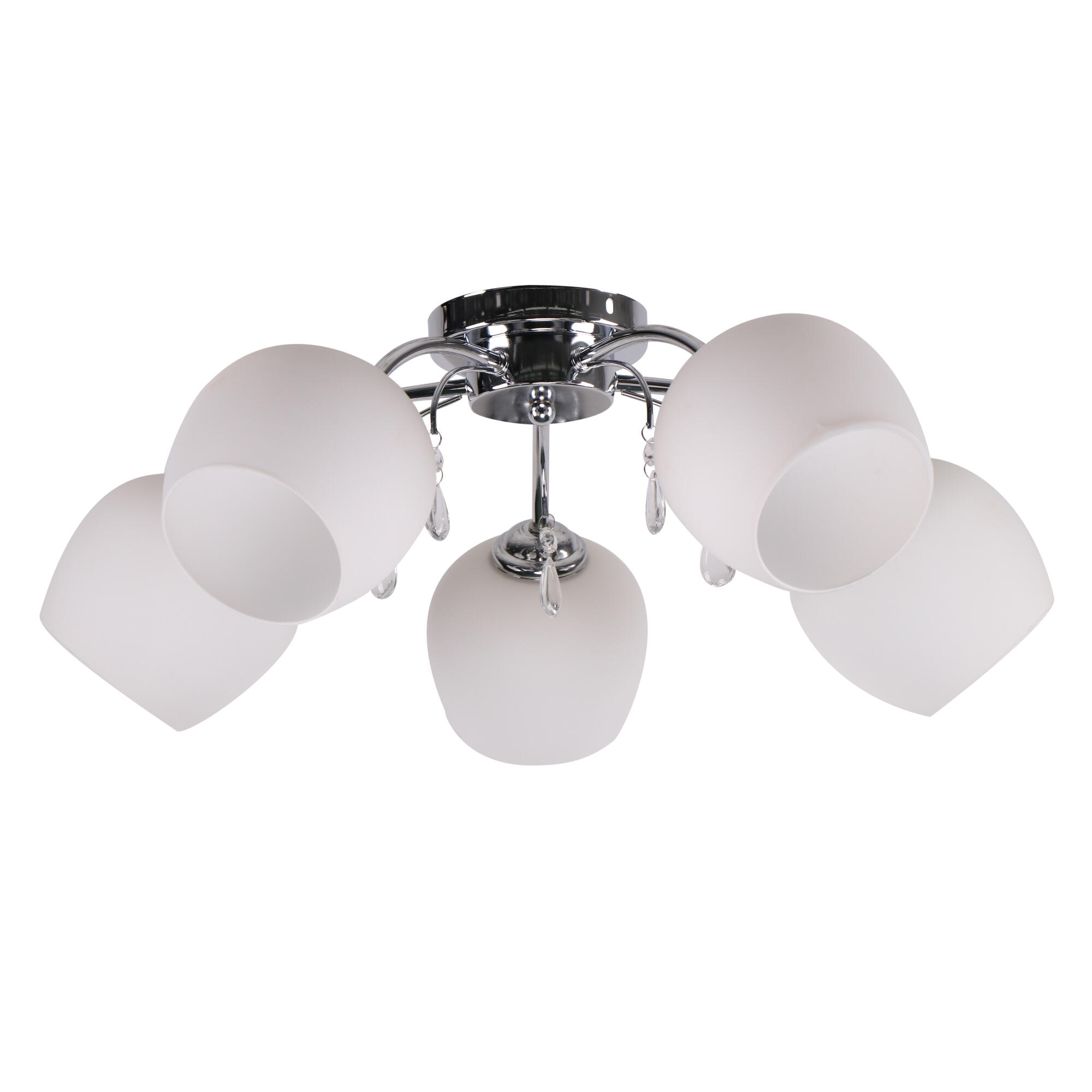 Lustra Zachera, 5 x E27, 40 W, alb