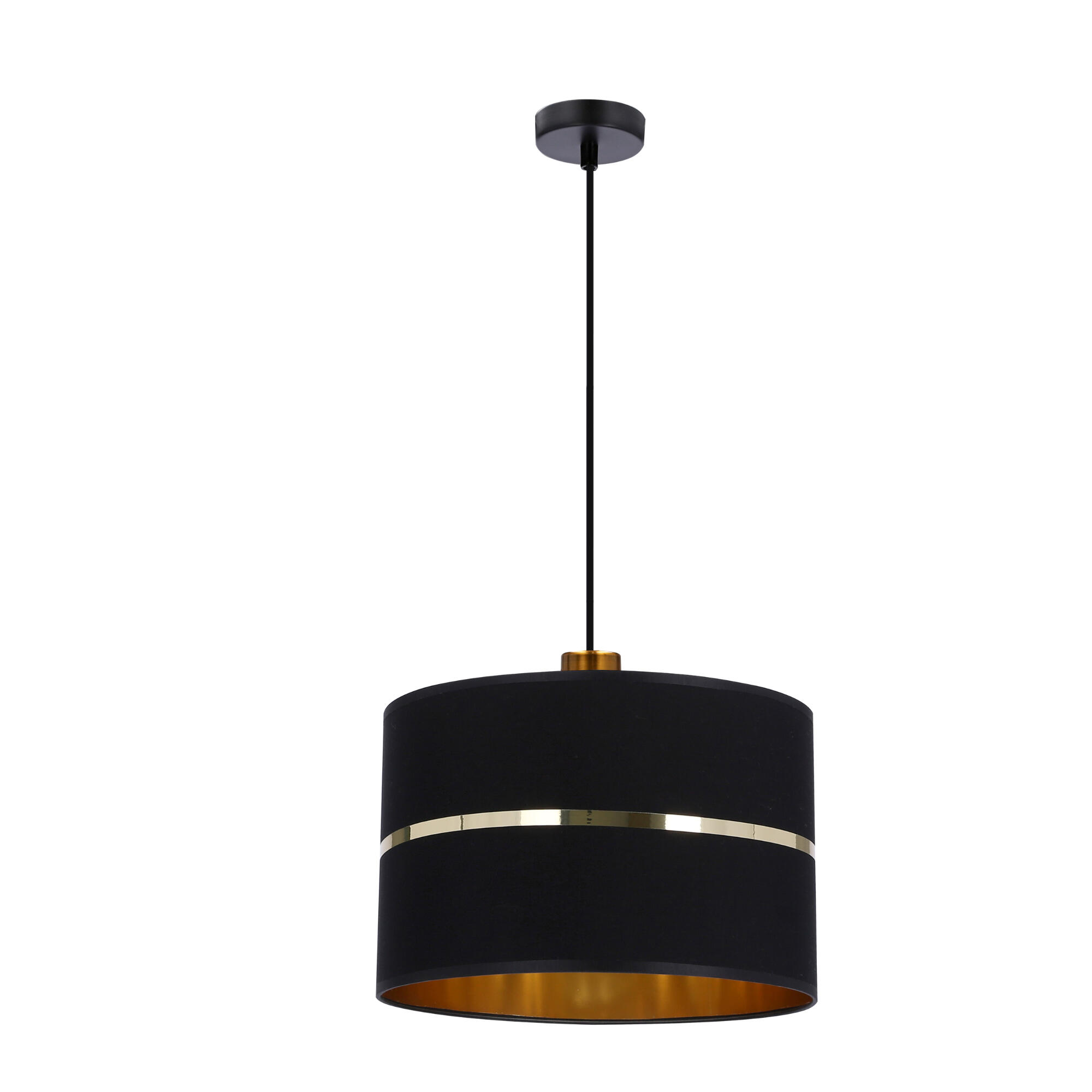 Pendul Assam, 1 x E27, 60 W, negru-auriu