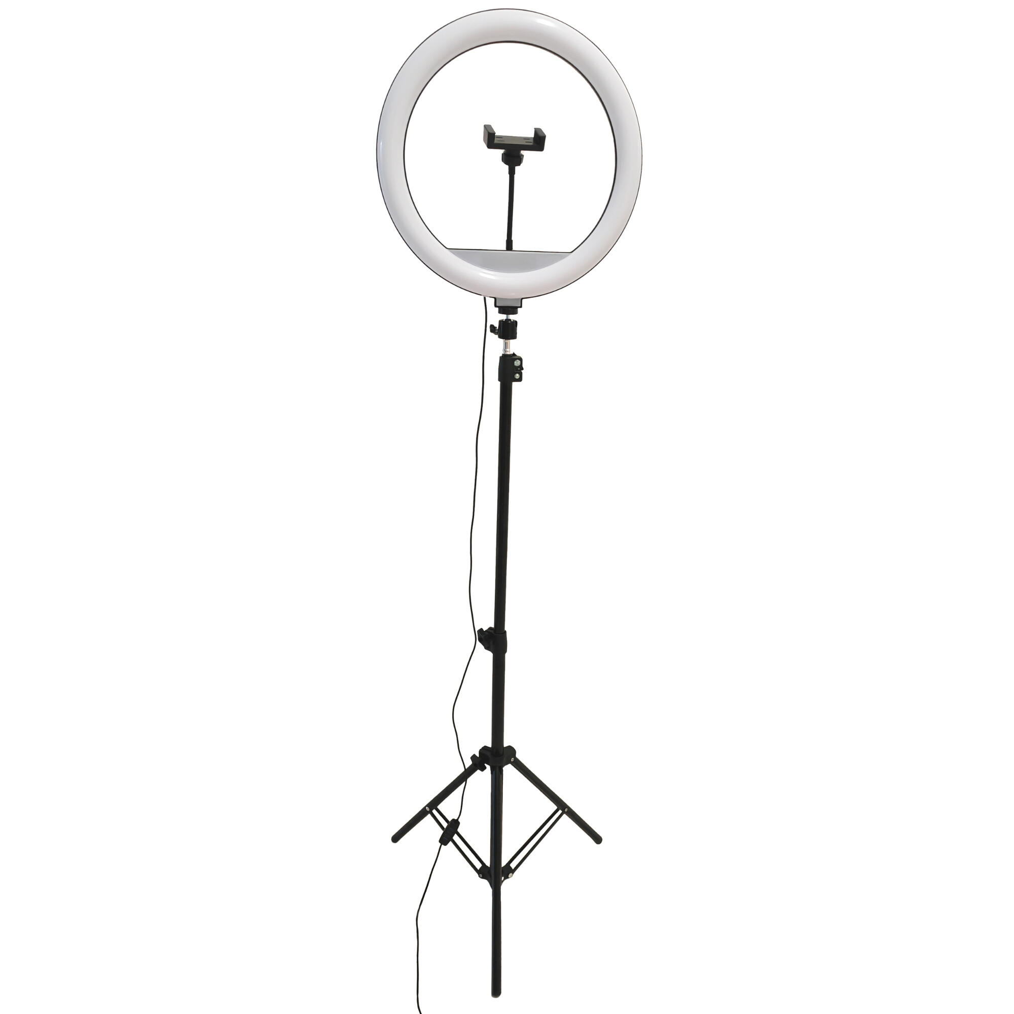 Lampa LED Selfie, 15 W, RGB, 330lm, 36cm, cu USB-C