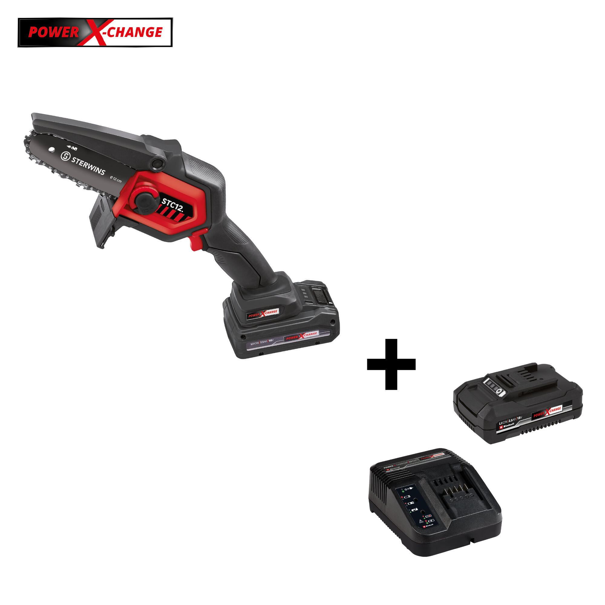 Fierastrau pe acumulator Sterwins, 18 V, lama 15.8 cm, 1.56 kg