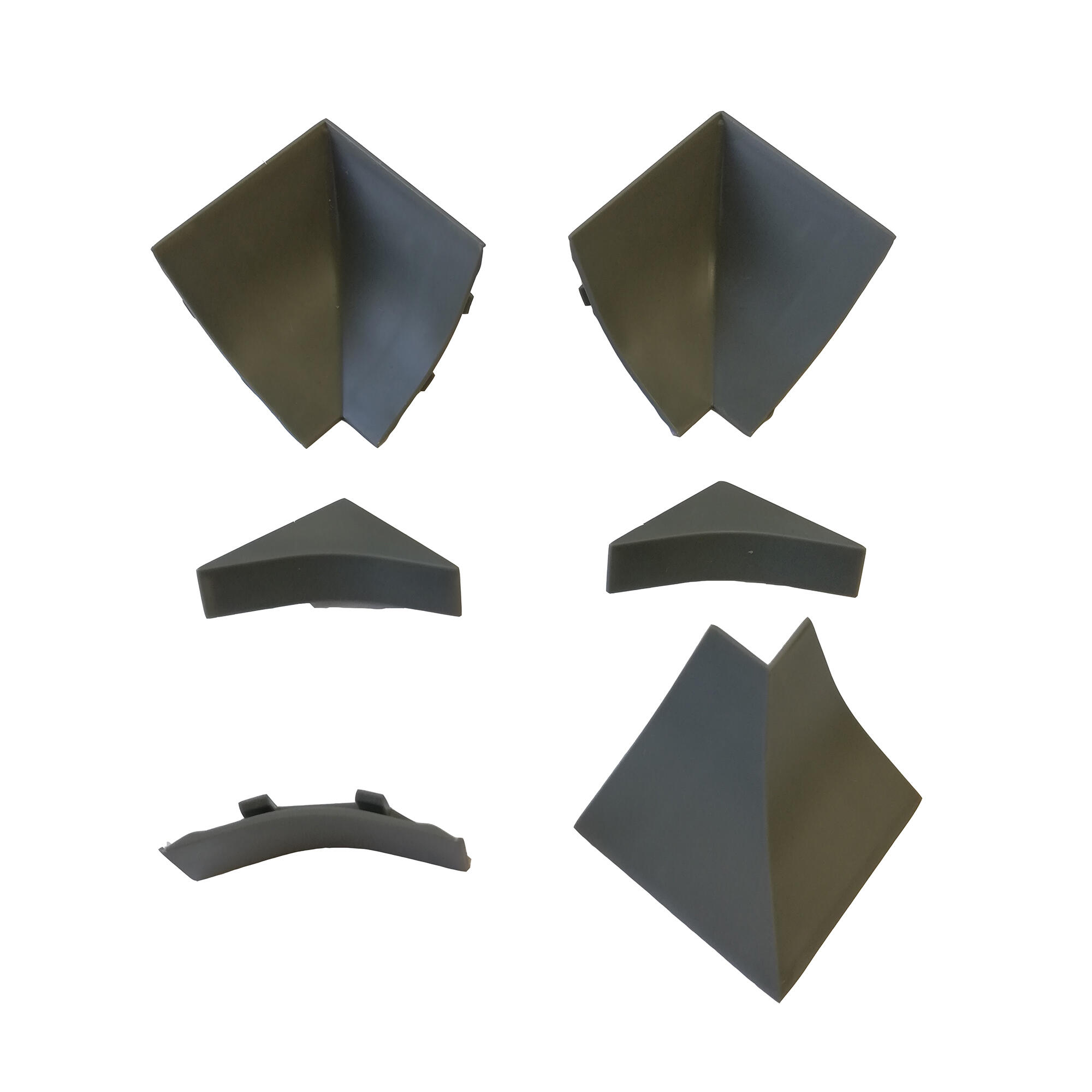 Set accesorii inaltator din PVC, gri inchis, PP231