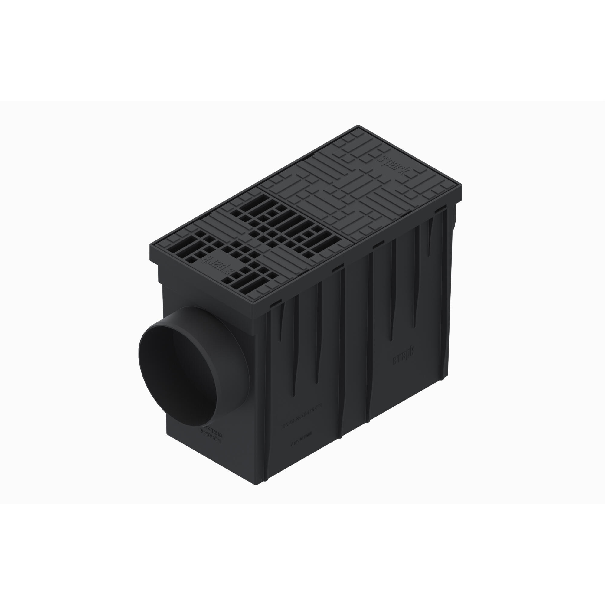 Camin pluvial negru, D 70-110 mm