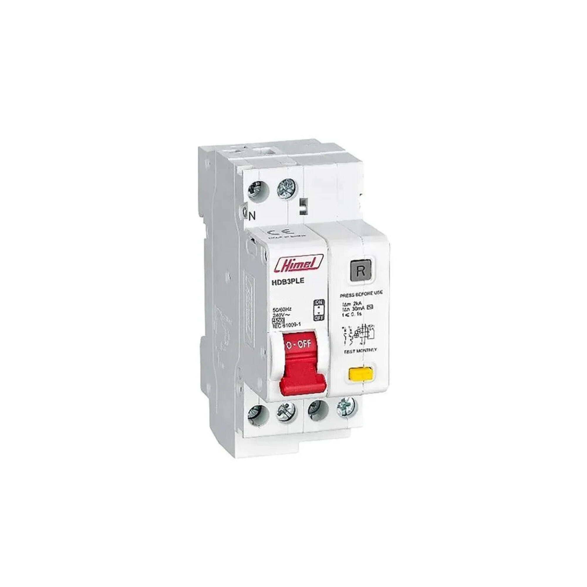 Disjunctor Disjunctor diferential Himel 1P+N, C, 10A/30mA, 4.5 kA | Leroy Merlin