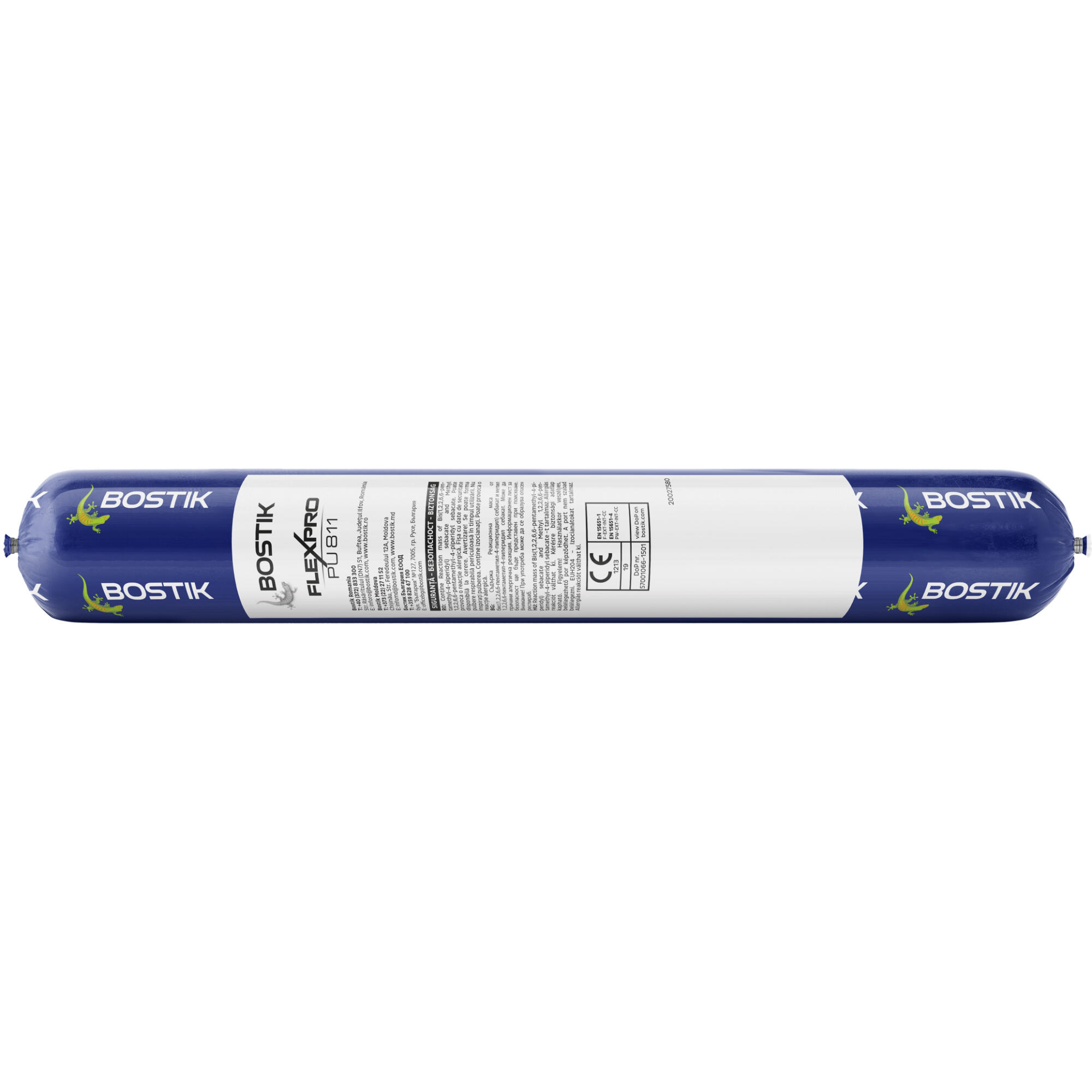 Adeziv si etansant Bostik, de asamblare si montaj, 600 ml, gri