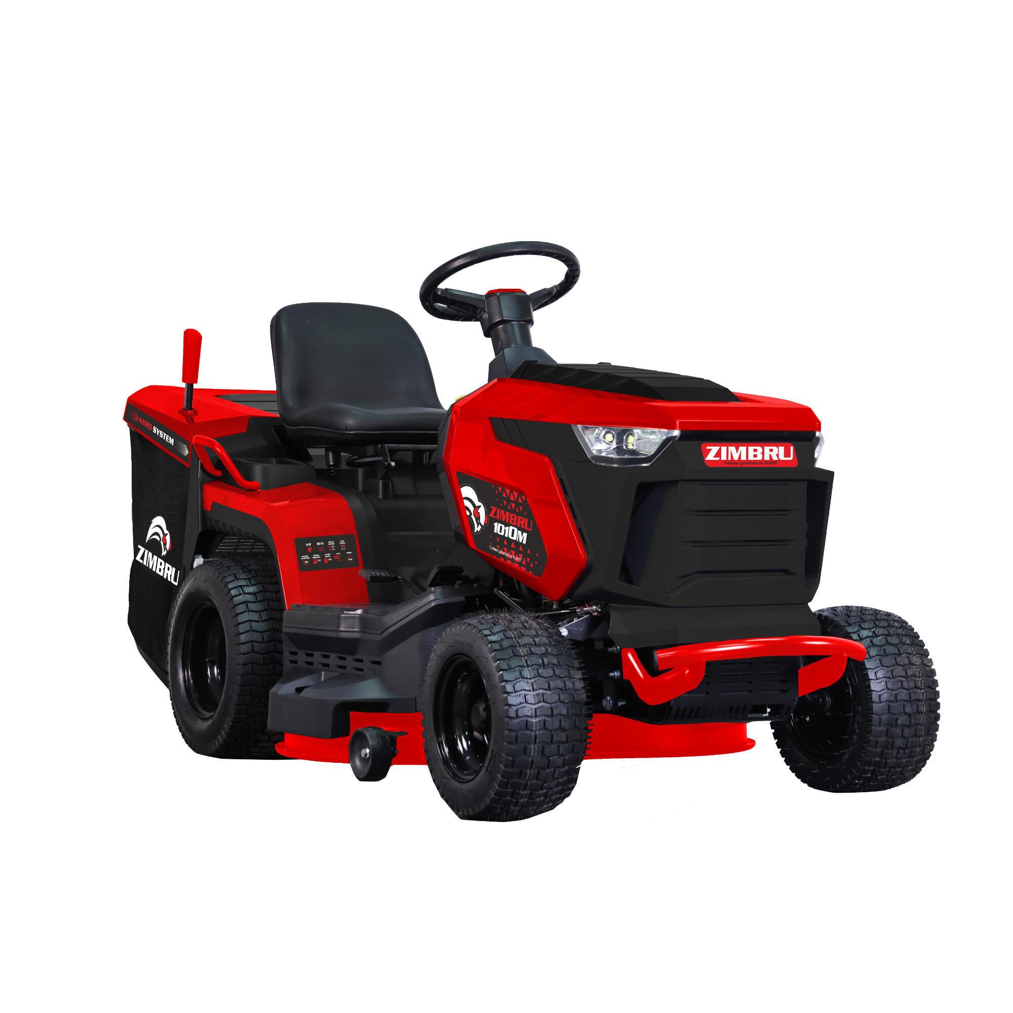 Mini tractor de tuns iarba, Ruris Zimbru 1010M, 4T, 12 CP, 280 L ...