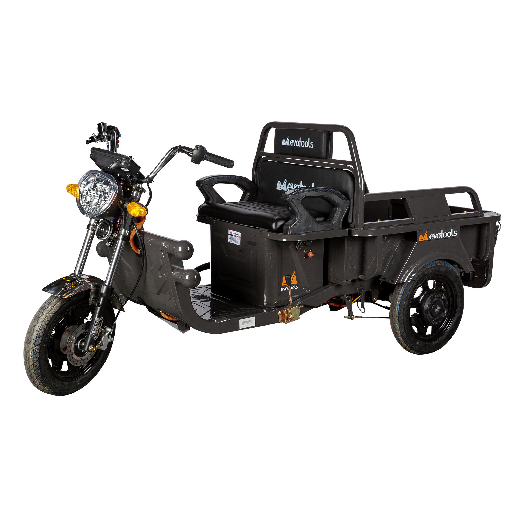 Triciclu electric TRCC800 Evotools, 800W, viteza 25km/h, autonomie
