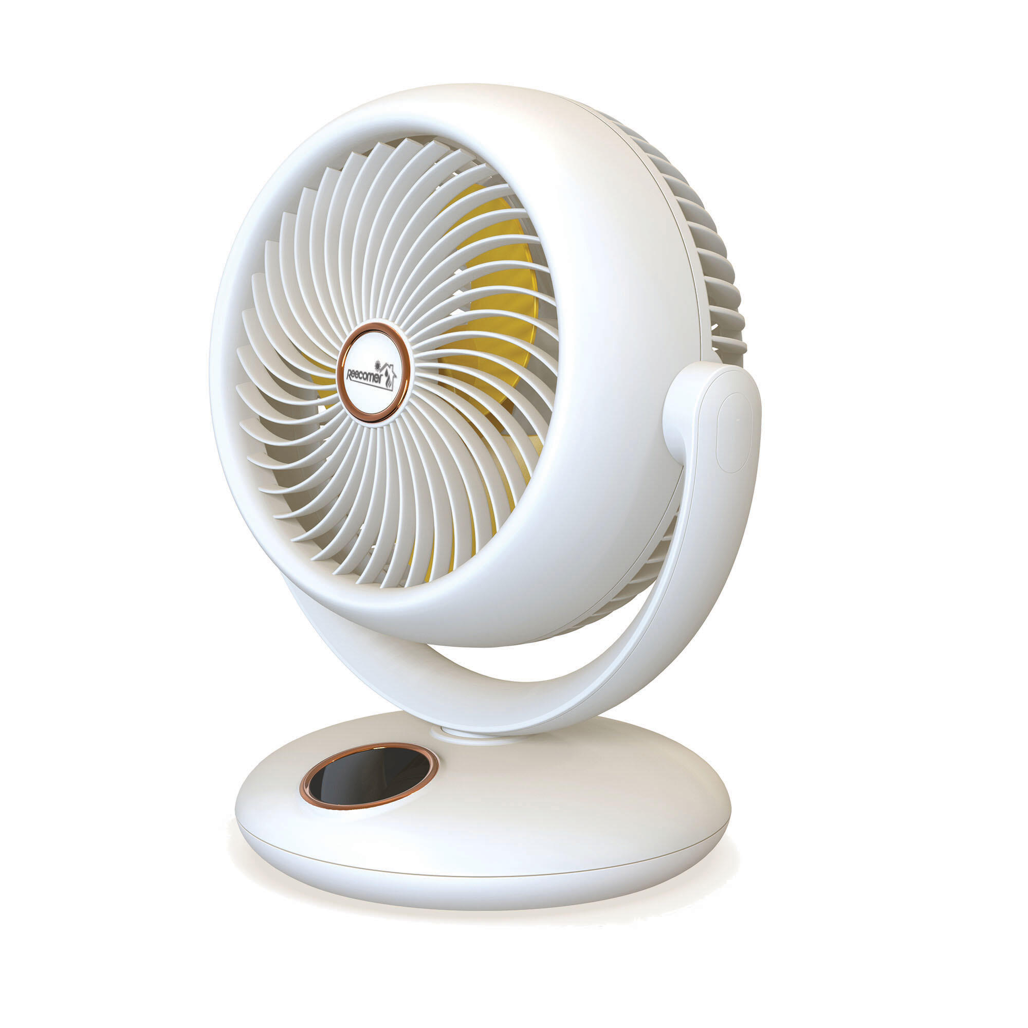 Ventilator de birou Reecomer, 35 W, Ø 25.9 cm, 3 viteze, alb