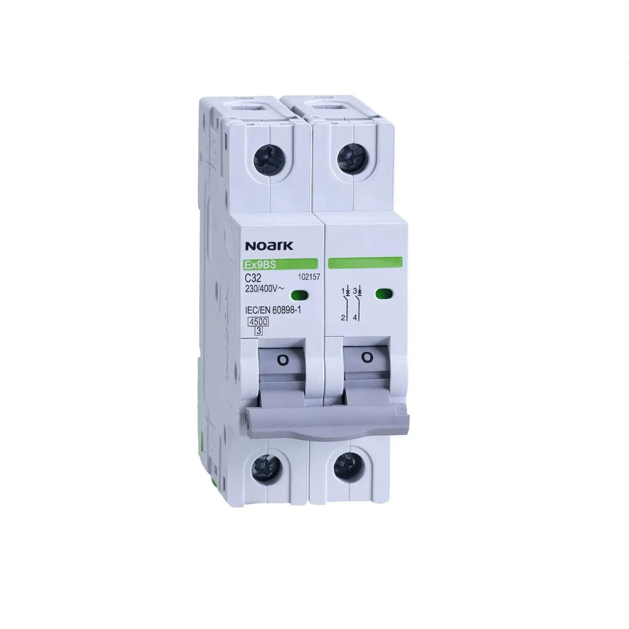 Disjunctor Noark 2P, C, 20A, 4.5 kA | Leroy Merlin