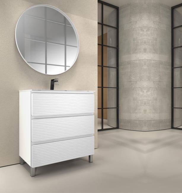 MUEBLE DE BAÑO NOVA  BLANCO 60X45CM - 1