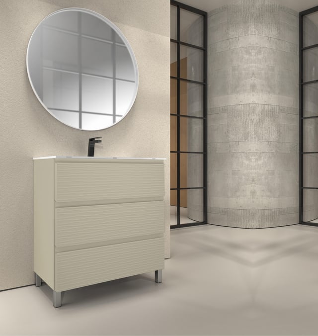 MUEBLE DE BAÑO NOVA VAINILLA 80X45CM