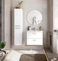 MUEBLE DE BAÑO ECO BLANCO 60X45CM 2 CAJONES - 1