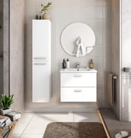 MUEBLE DE BAÑO ECO BLANCO 60X45CM 2 CAJONES - 1