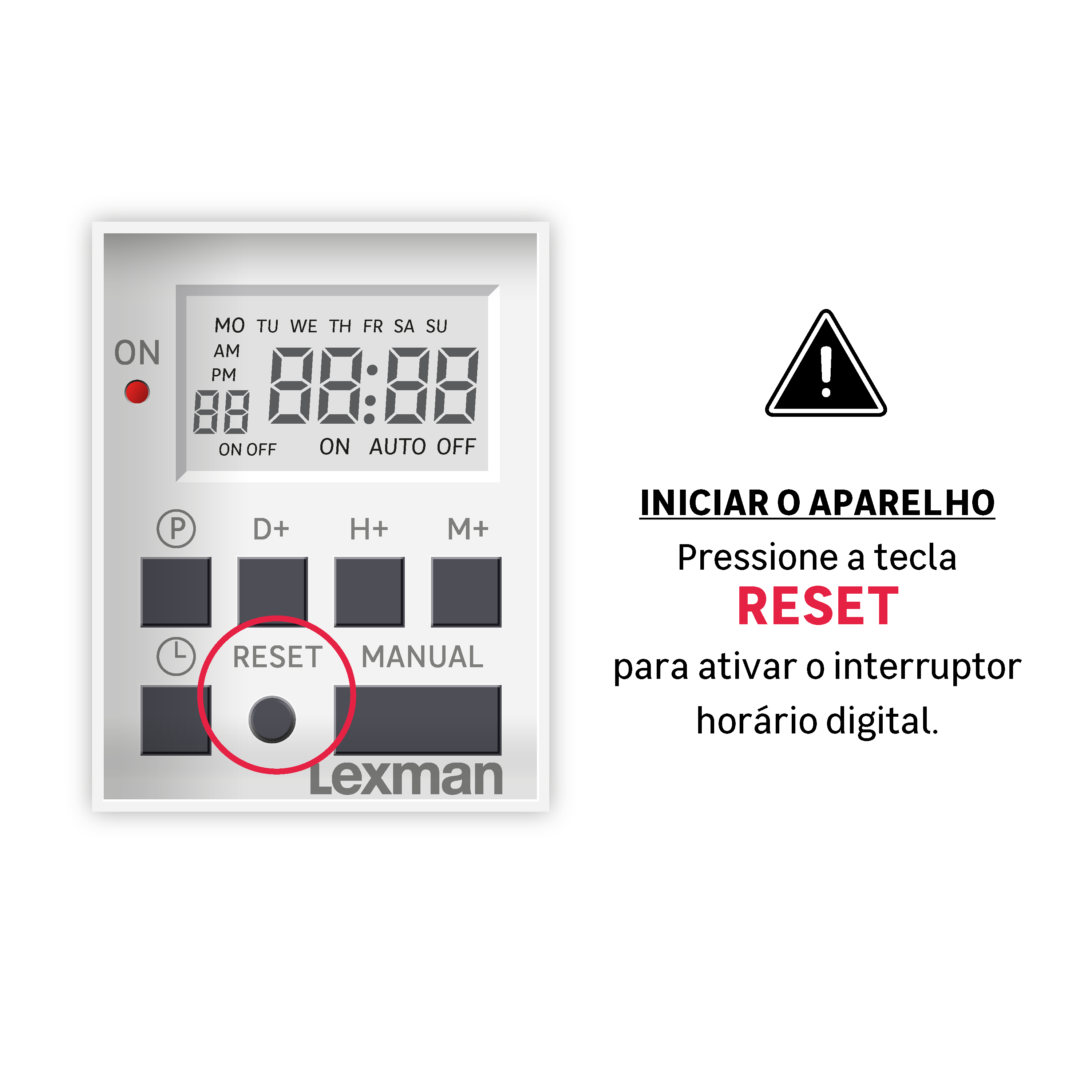 Relogio digital 2 modulos LEXMAN - 7