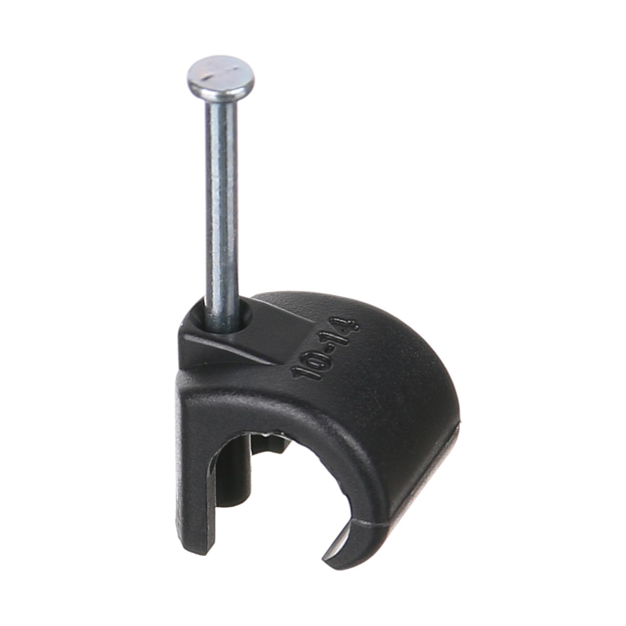 Cleme Haupa, 10 - 14 mm, negre (set 100 buc) | Leroy Merlin