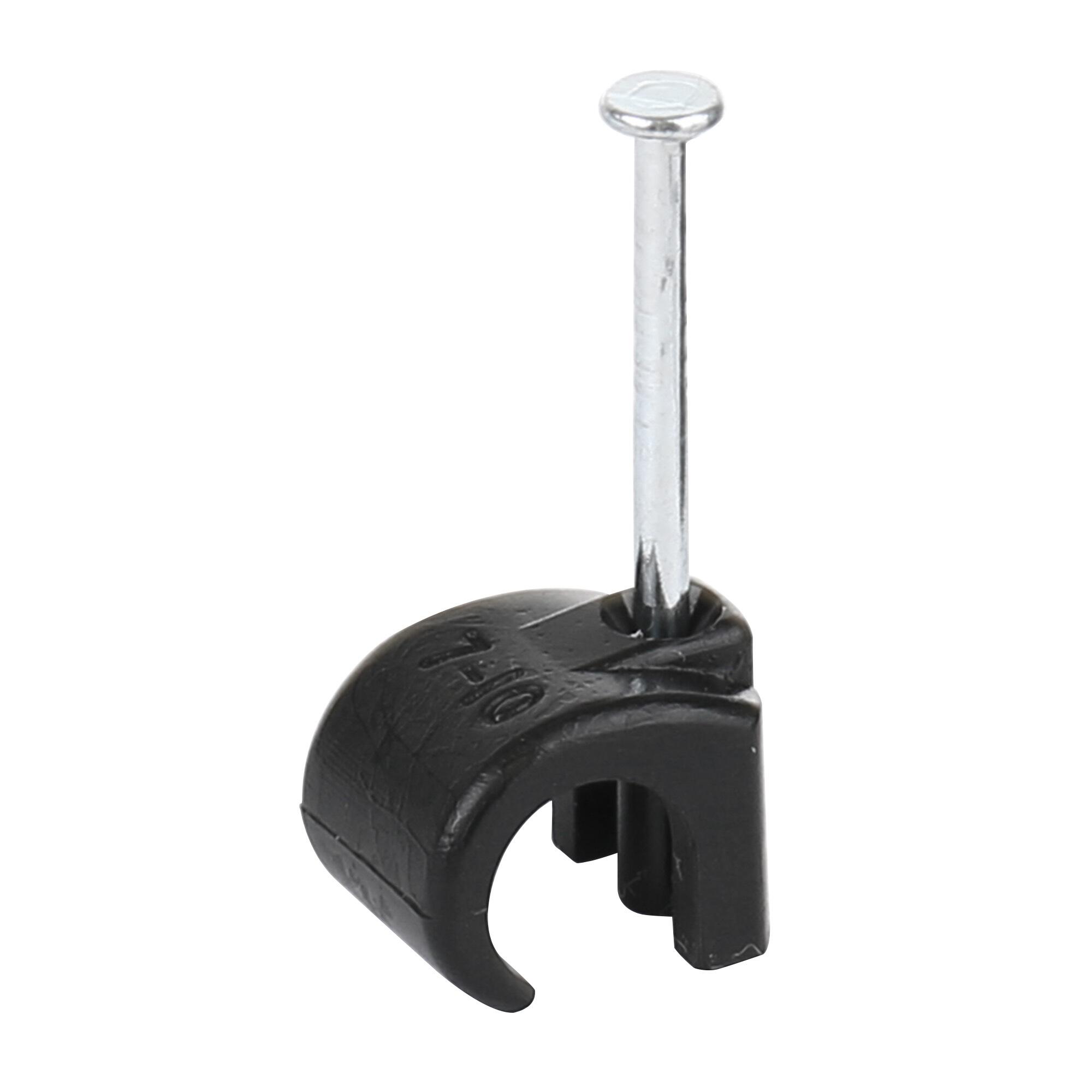 Cleme Haupa, 7 - 10 mm, negre (set 100 buc) | Leroy Merlin