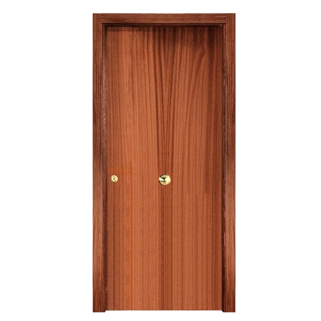 PUERTA ENTRADA BLINDADA SAPELLY Y BLANCO DERECHA